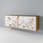 WILD TENDERNESS Sideboard mit 3 Türen in Eiche-Optik