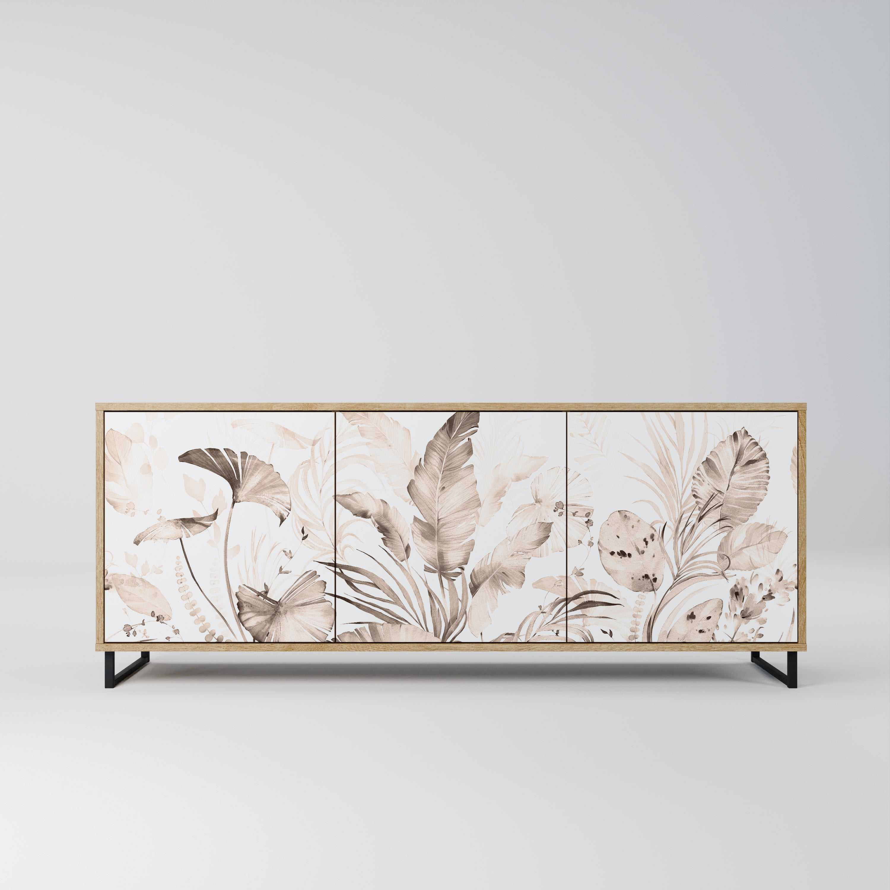 WILD TENDERNESS 3-türiges Sideboard in Eichenoptik