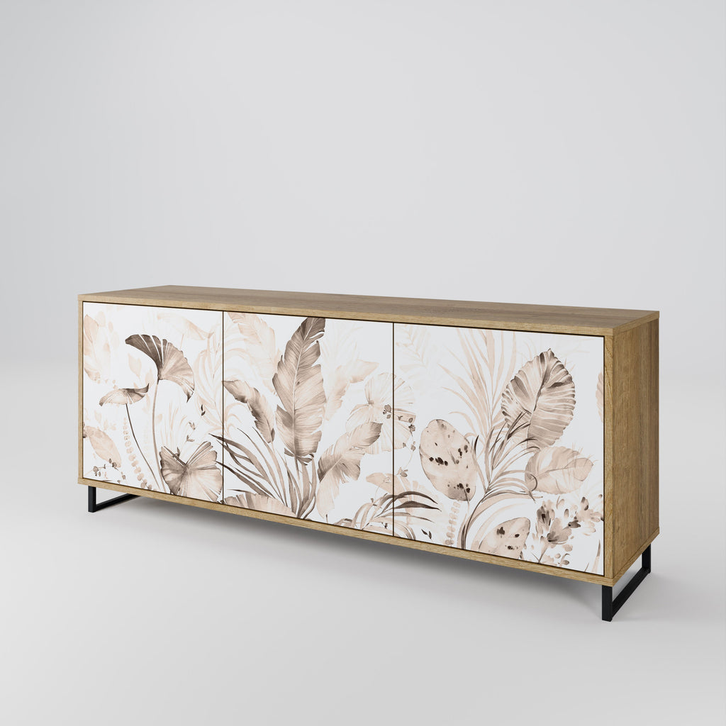 WILD TENDERNESS 3-türiges Sideboard in Eichenoptik