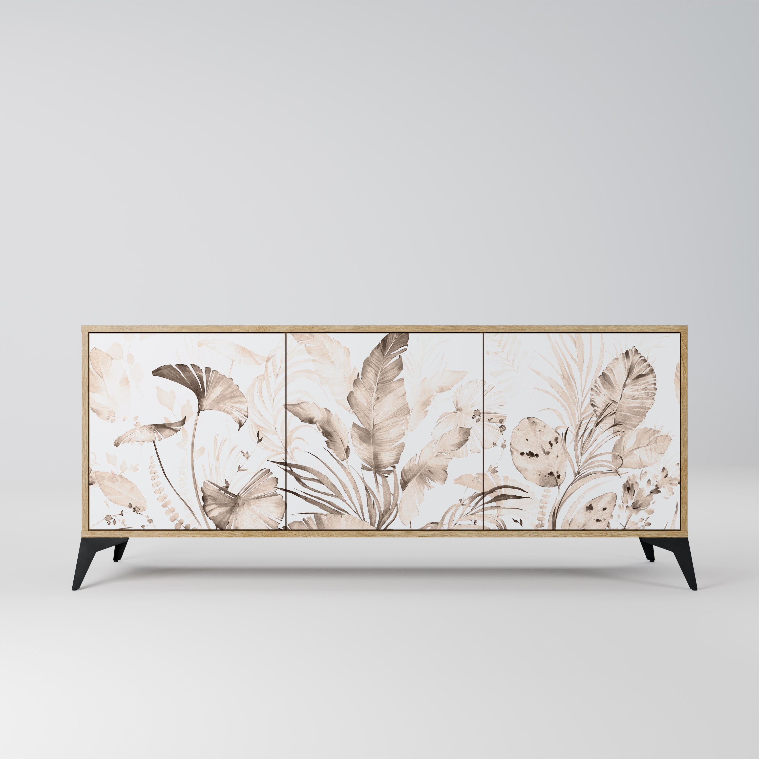 WILD TENDERNESS 3-türiges Sideboard in Eichenoptik