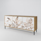 WILD TENDERNESS Sideboard mit 3 Türen in Eiche-Optik