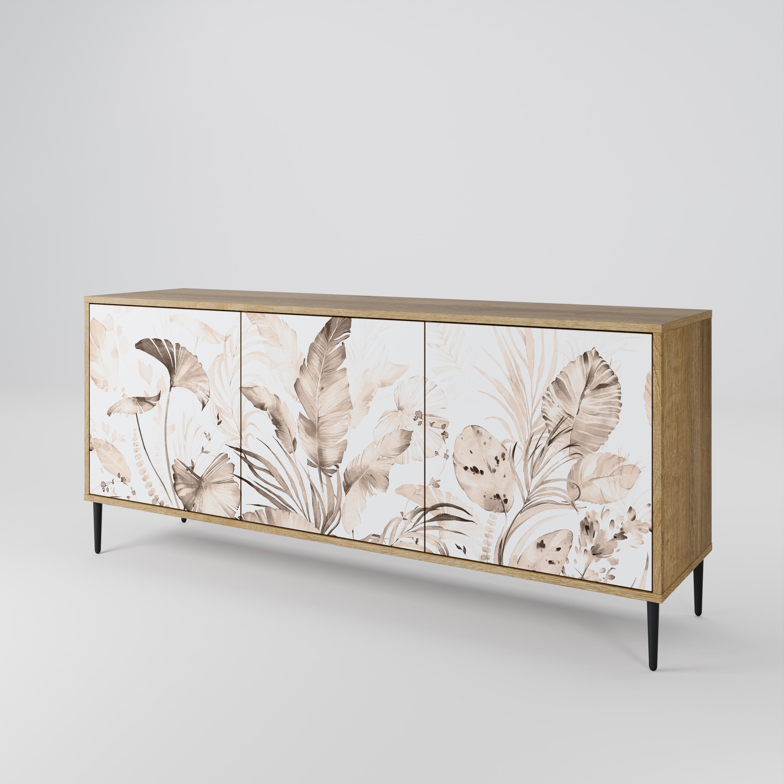 WILD TENDERNESS 3-türiges Sideboard in Eichenoptik