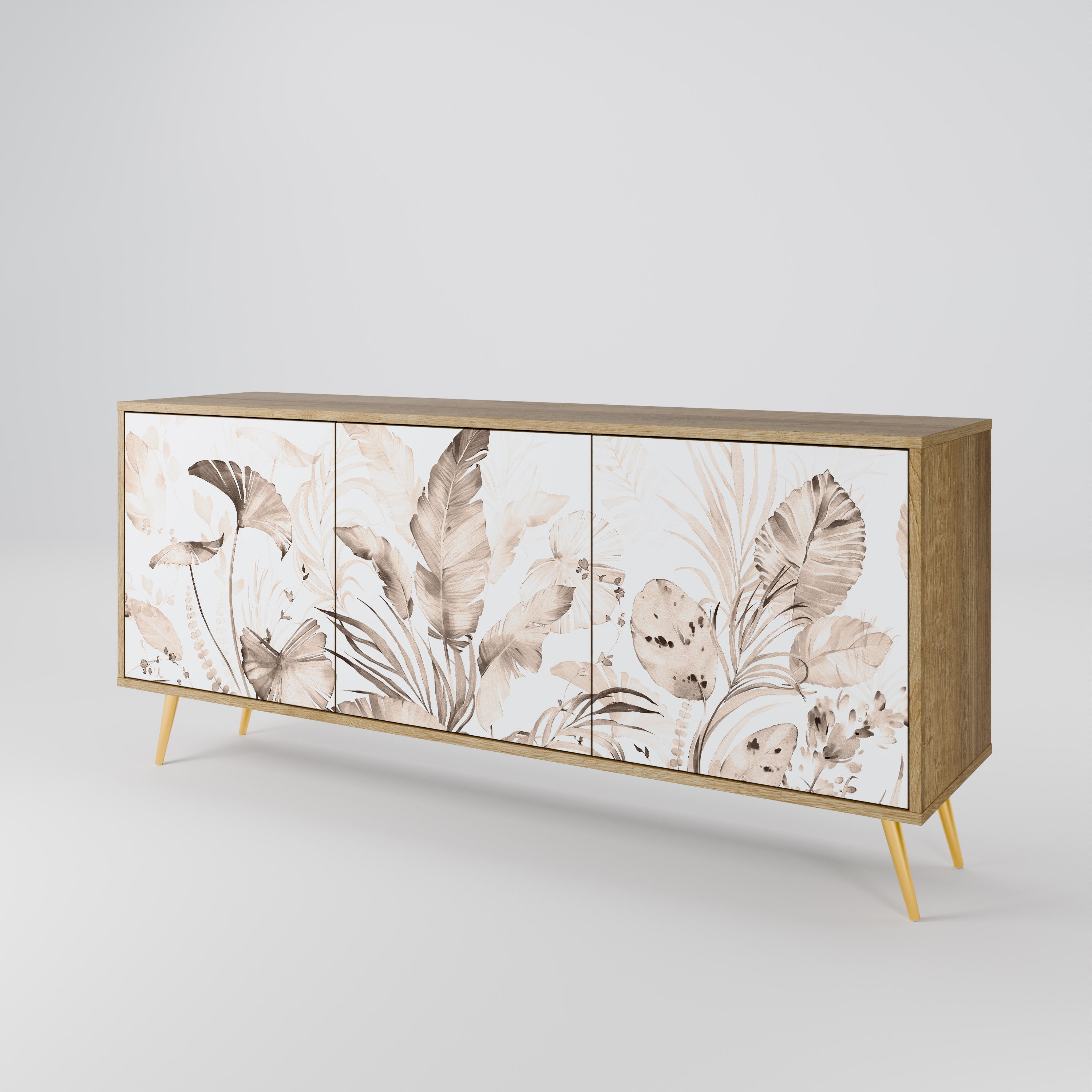 WILD TENDERNESS 3-türiges Sideboard in Eichenoptik
