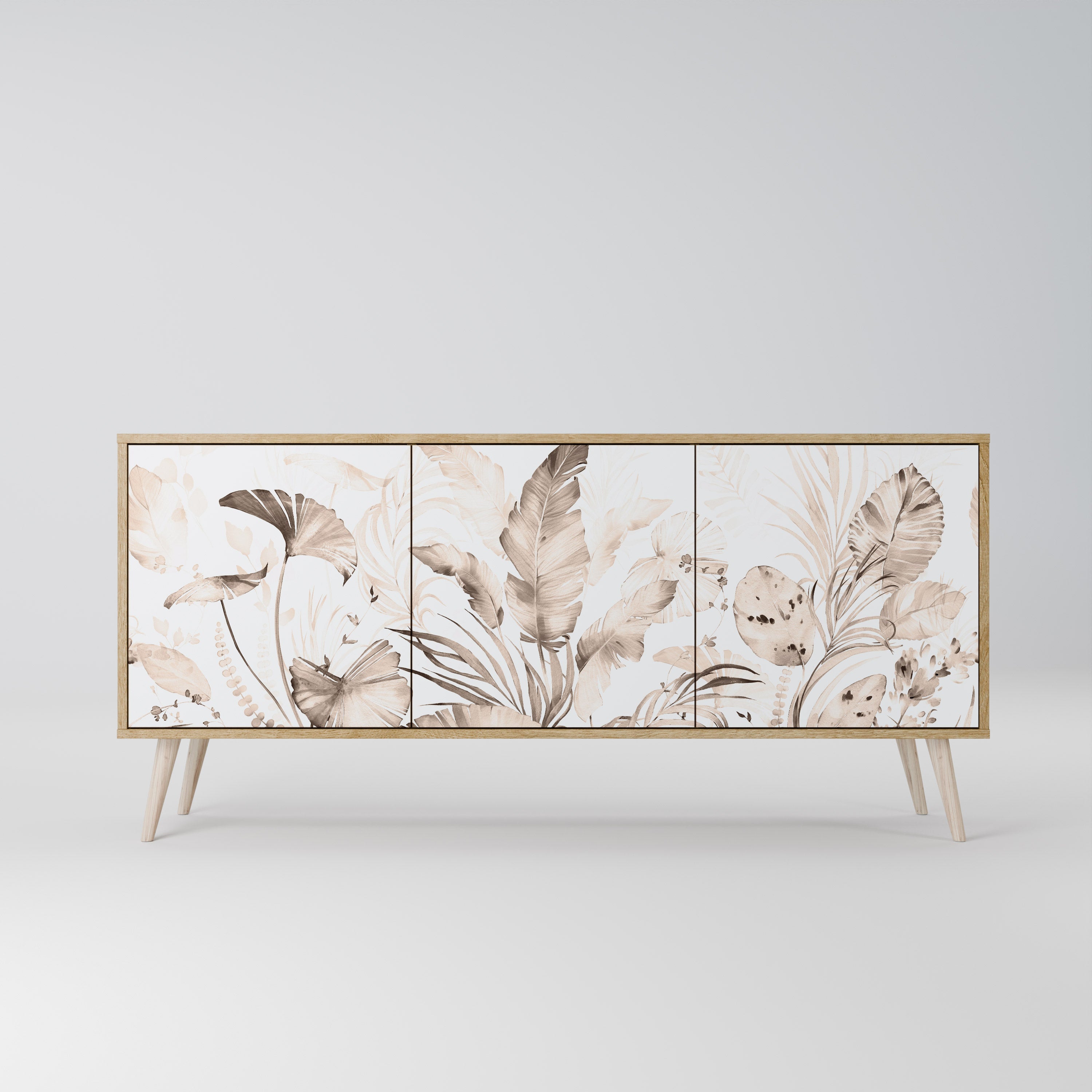 WILD TENDERNESS 3-türiges Sideboard in Eichenoptik