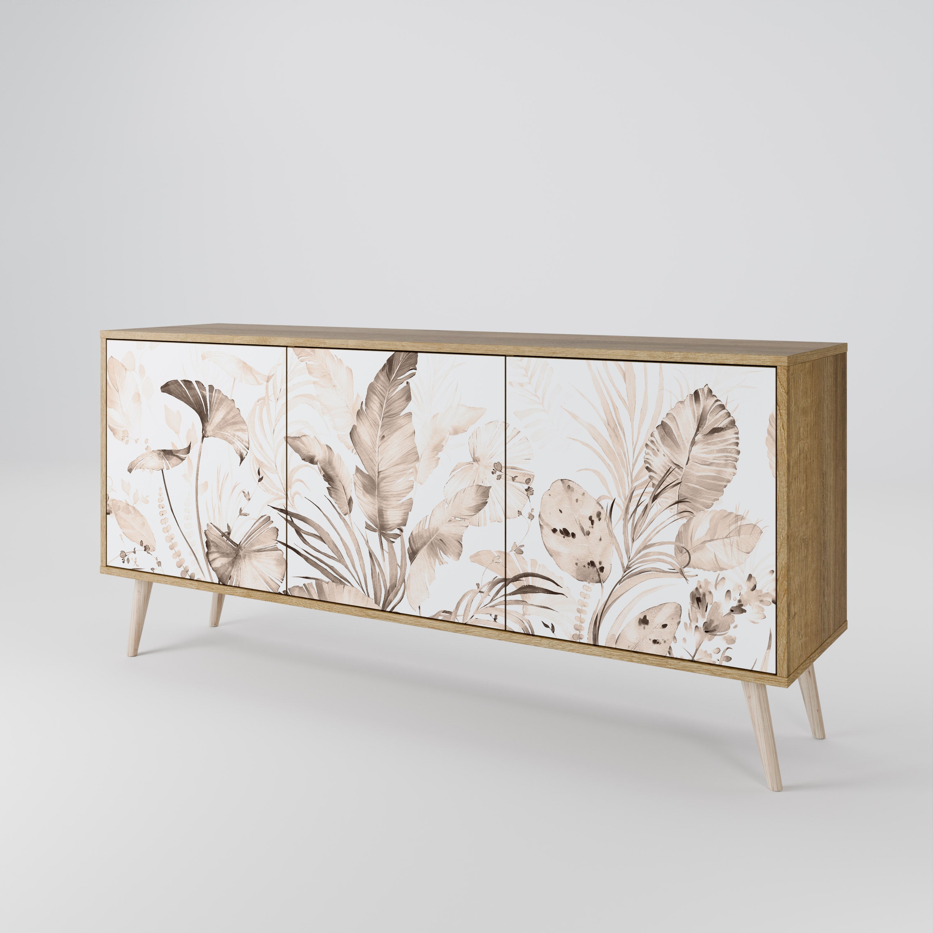 WILD TENDERNESS 3-türiges Sideboard in Eichenoptik