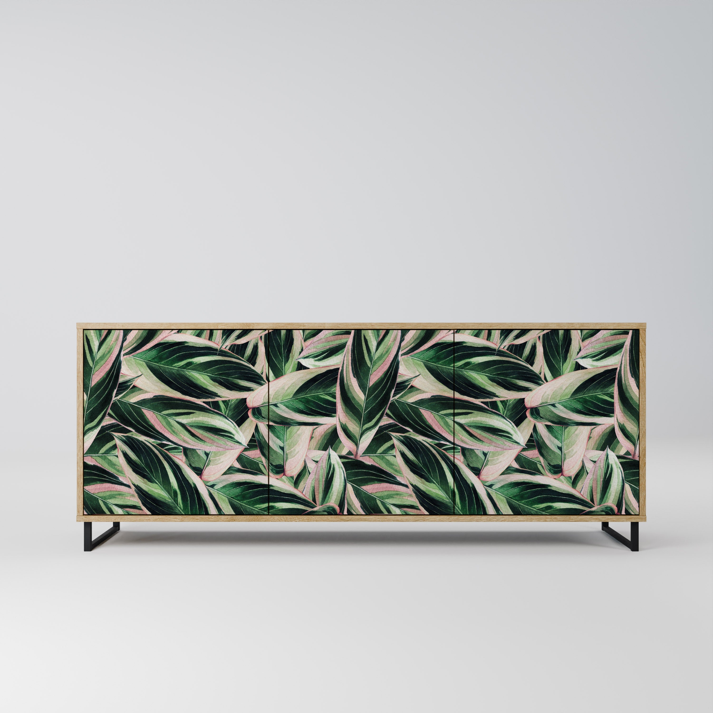 EERIE STROMANTHE 3-türiges Sideboard in Eichenoptik