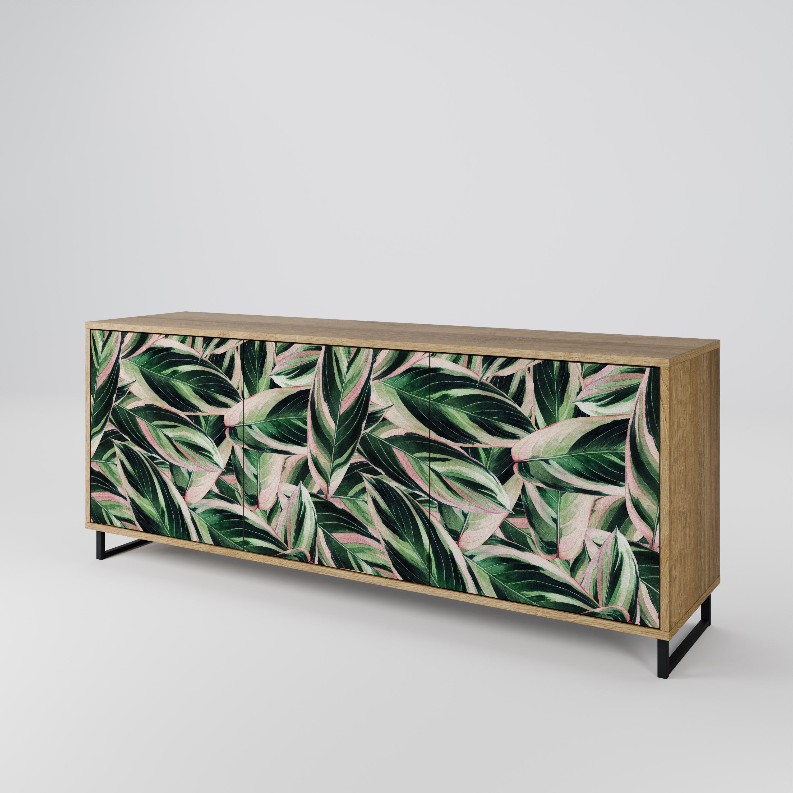 EERIE STROMANTHE 3-türiges Sideboard in Eichenoptik