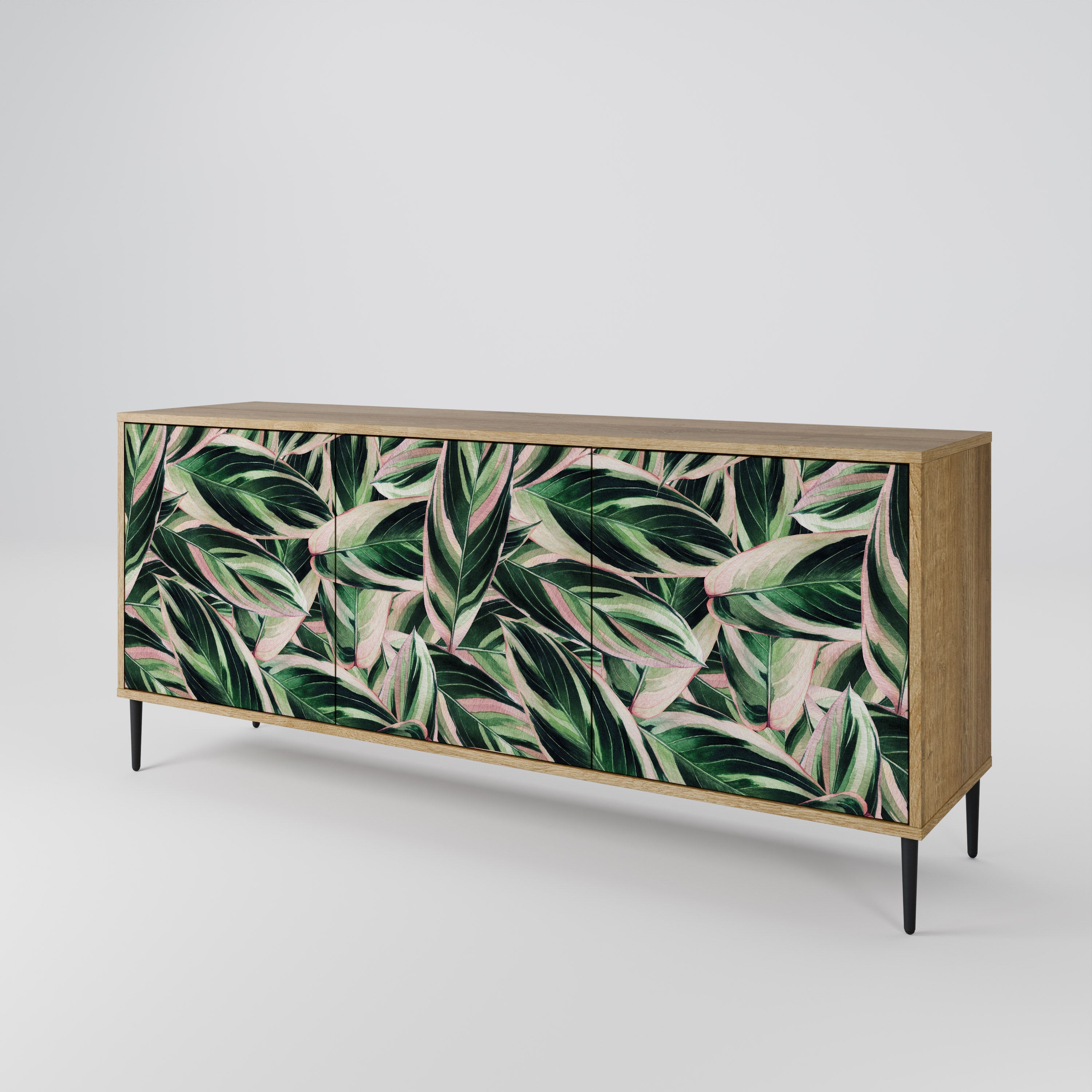 EERIE STROMANTHE 3-türiges Sideboard in Eichenoptik