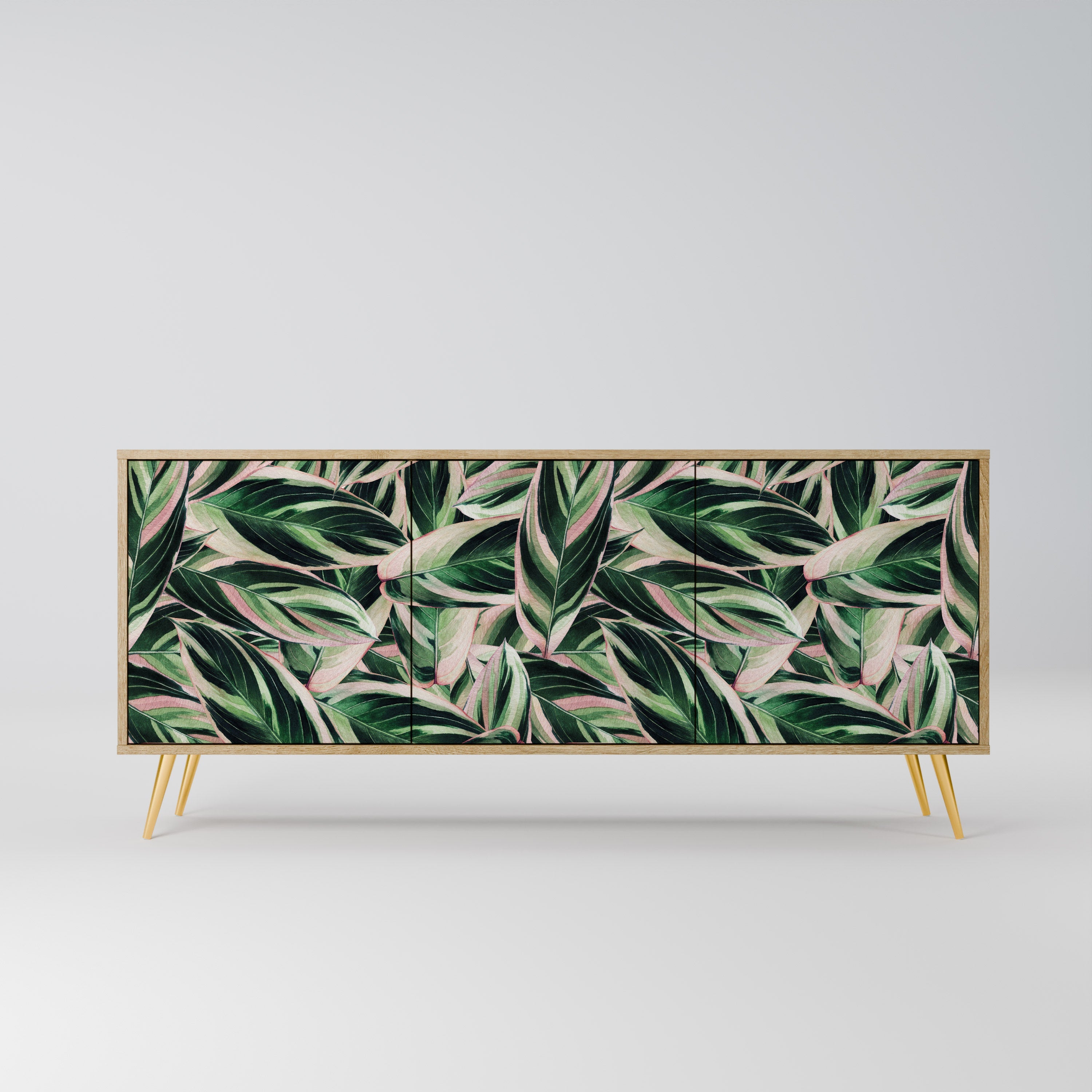 EERIE STROMANTHE 3-türiges Sideboard in Eichenoptik