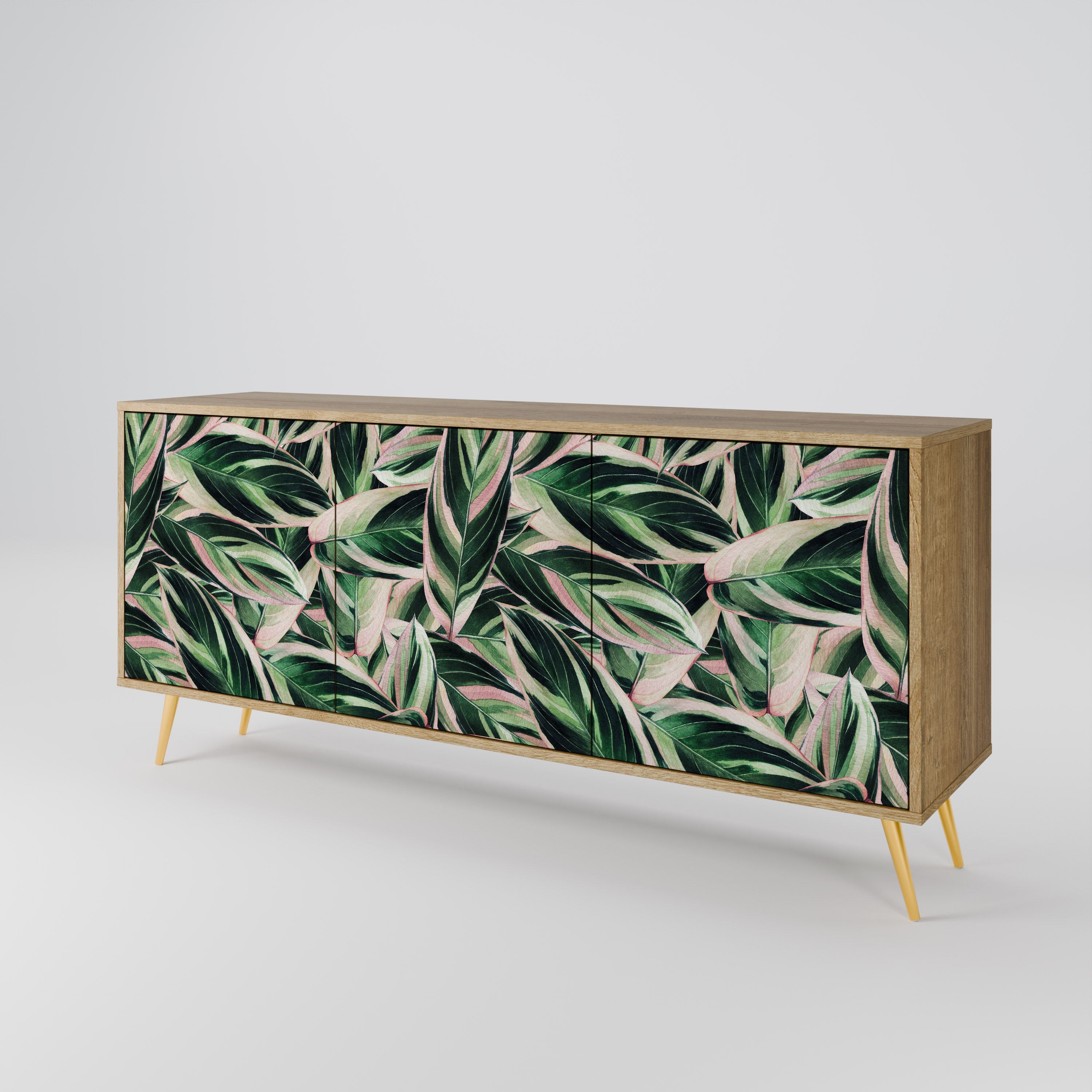 EERIE STROMANTHE 3-türiges Sideboard in Eichenoptik