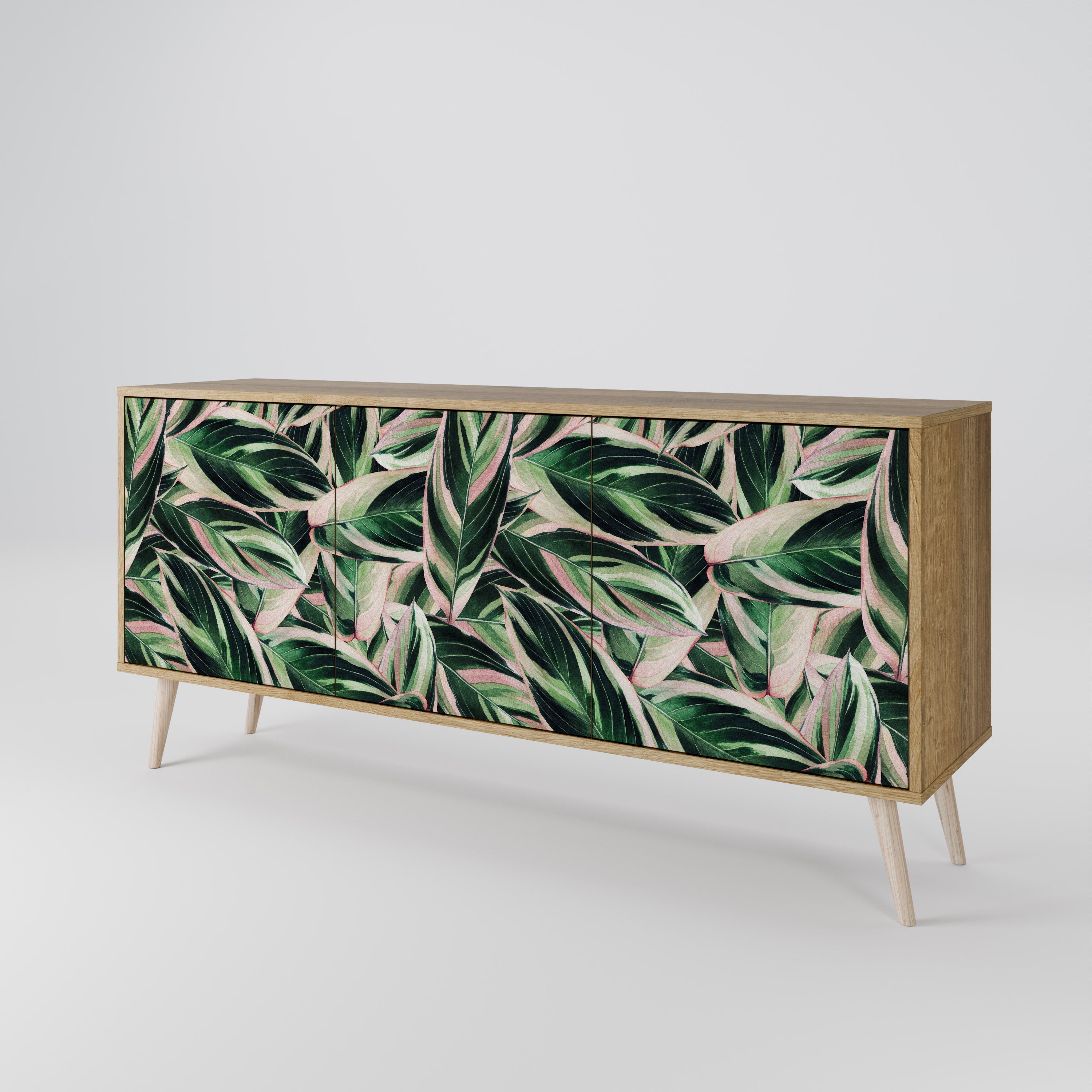 EERIE STROMANTHE 3-türiges Sideboard in Eichenoptik