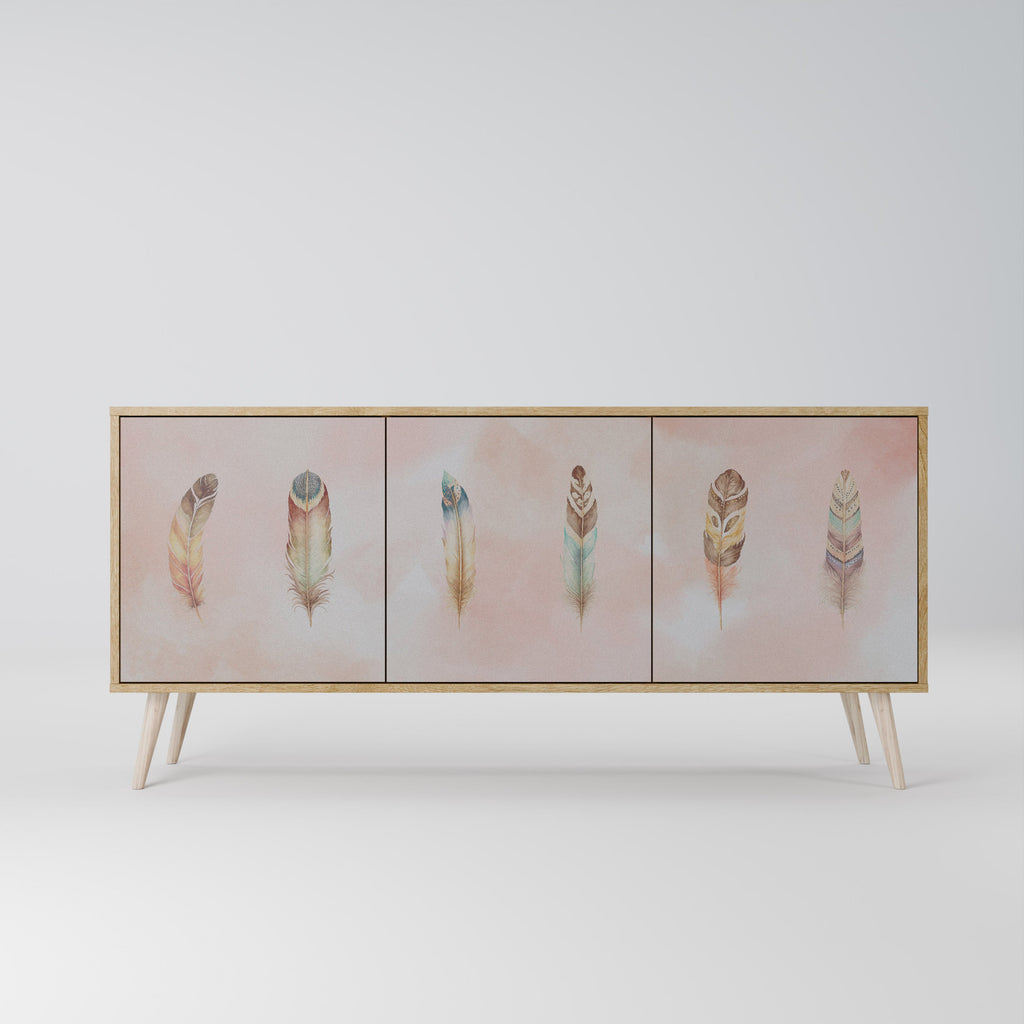 THE DELIQUESCE 3-türiges Sideboard in Eichenoptik