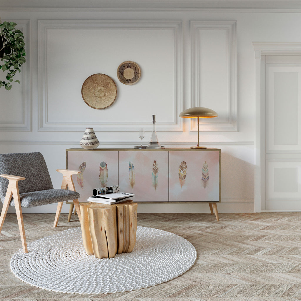THE DELIQUESCE 3-türiges Sideboard in Eichenoptik