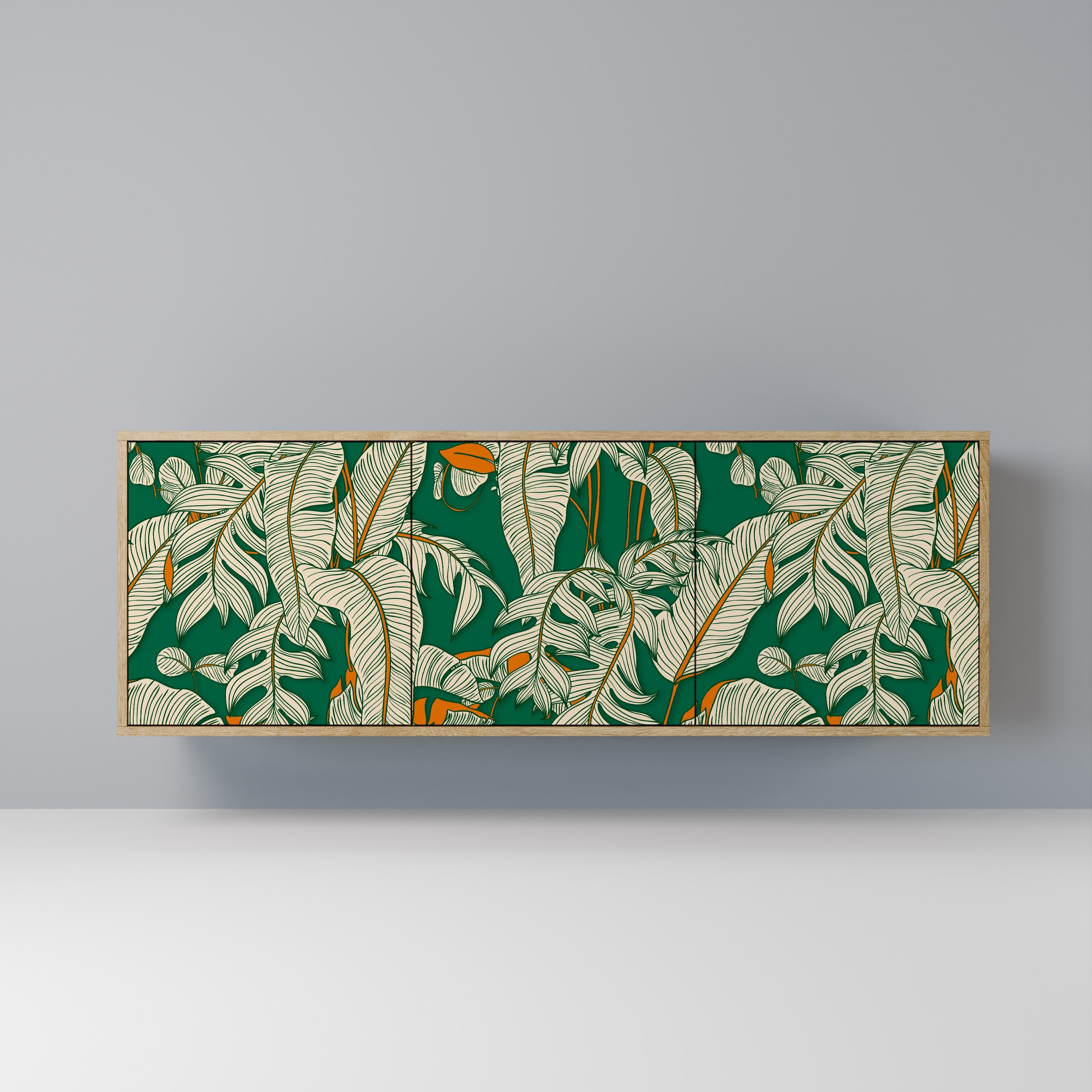VERDANT PLEASURES 3-türiges Sideboard in Eichenoptik