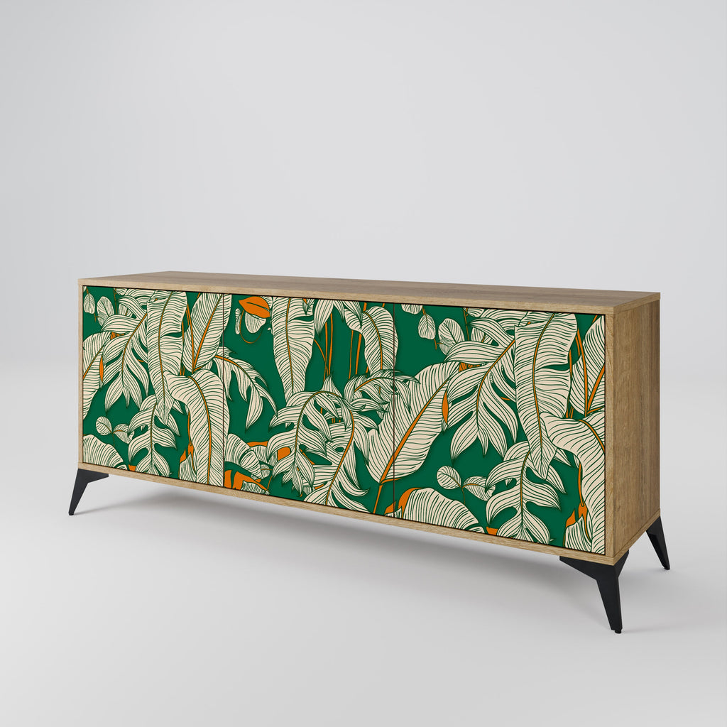 VERDANT PLEASURES 3-türiges Sideboard in Eichenoptik