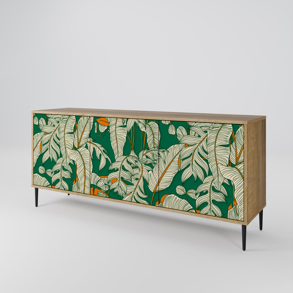 VERDANT PLEASURES 3-türiges Sideboard in Eichenoptik