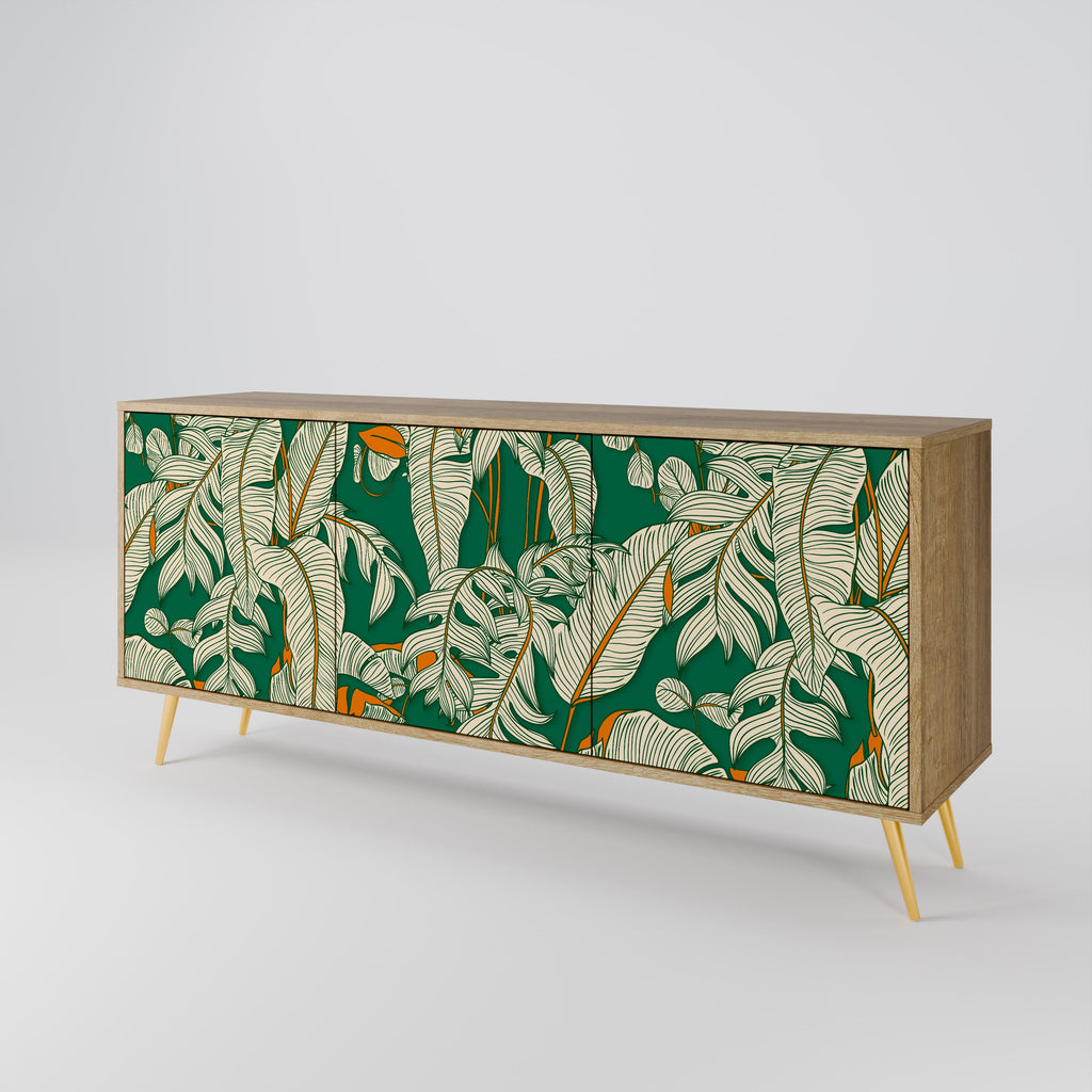 VERDANT PLEASURES 3-türiges Sideboard in Eichenoptik