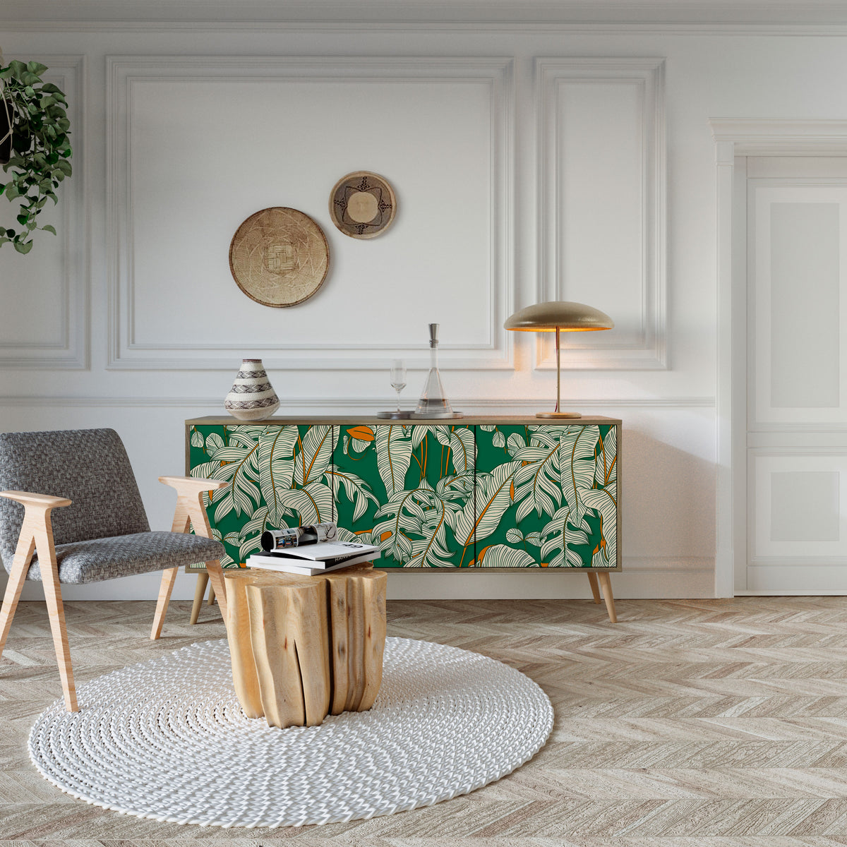 VERDANT PLEASURES 3-türiges Sideboard
