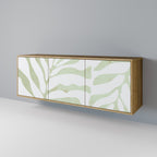 BOTANICAL SPARK Sideboard mit 3 Türen in Eiche-Optik