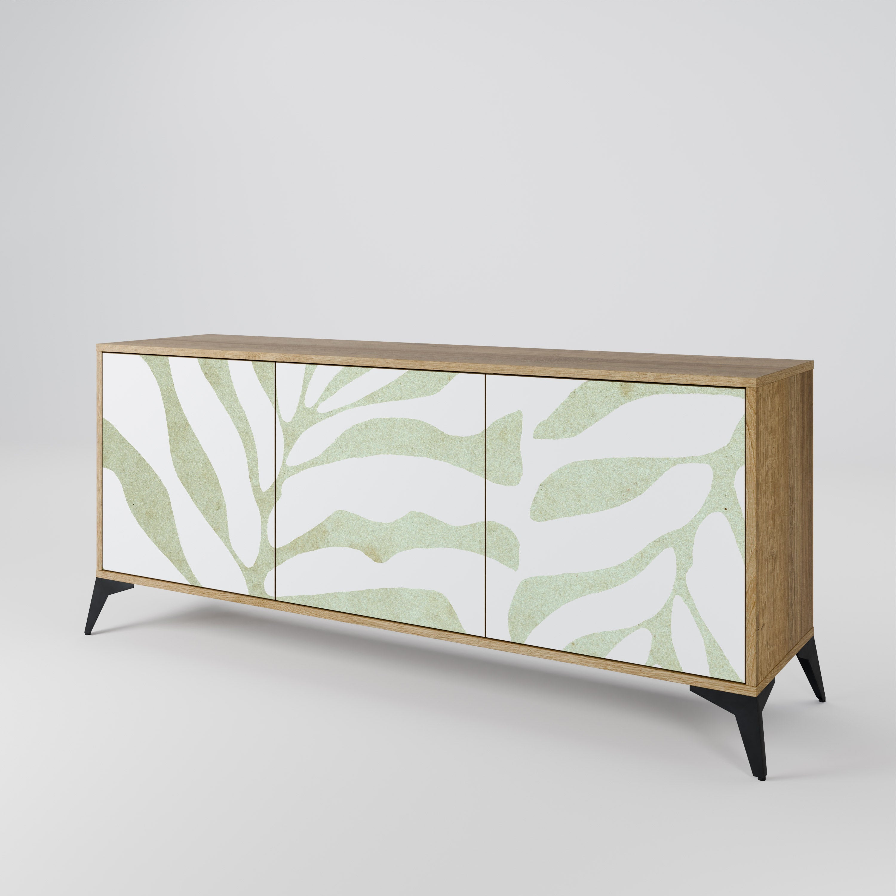 BOTANICAL SPARK 3-türiges Sideboard in Eichenoptik