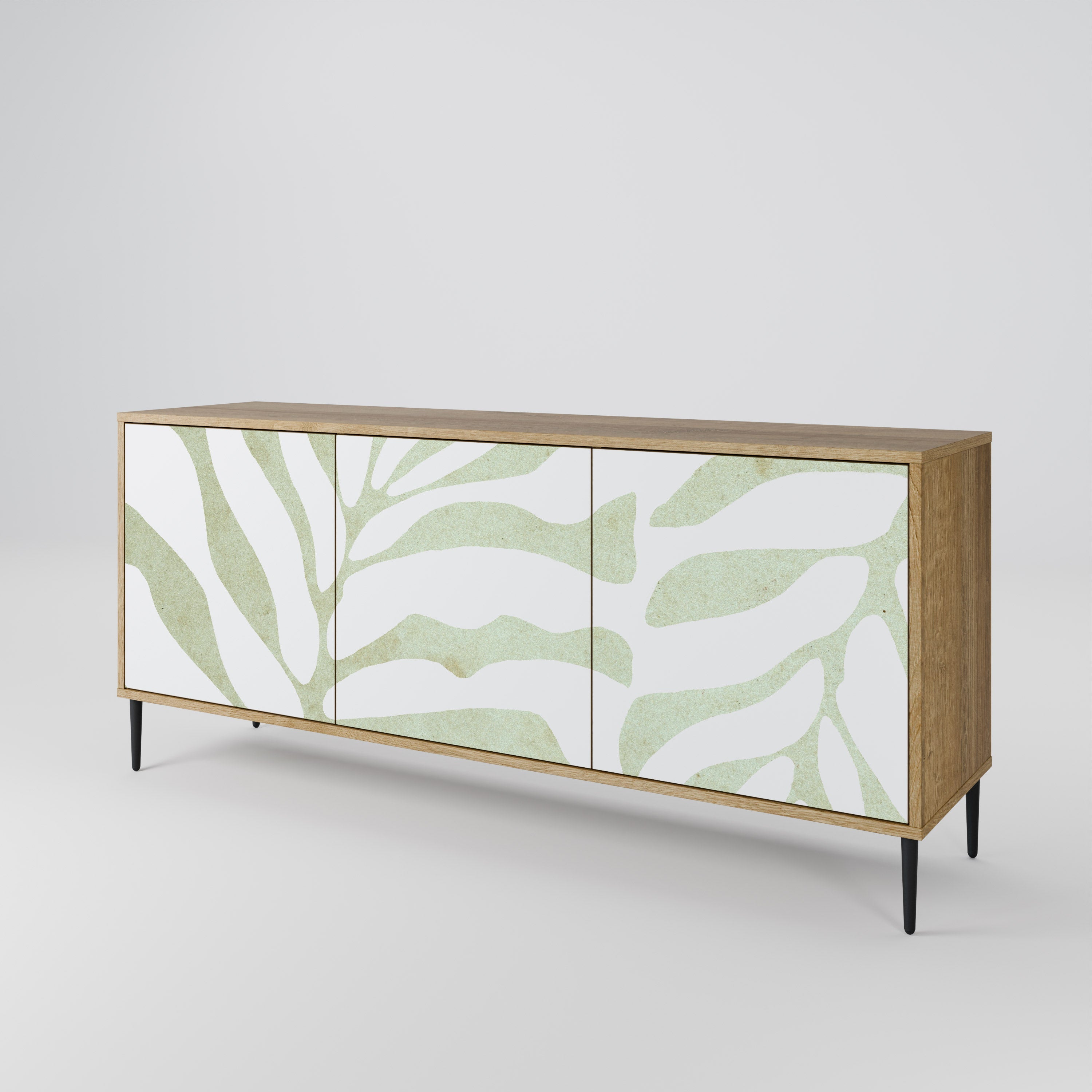 BOTANICAL SPARK 3-türiges Sideboard in Eichenoptik