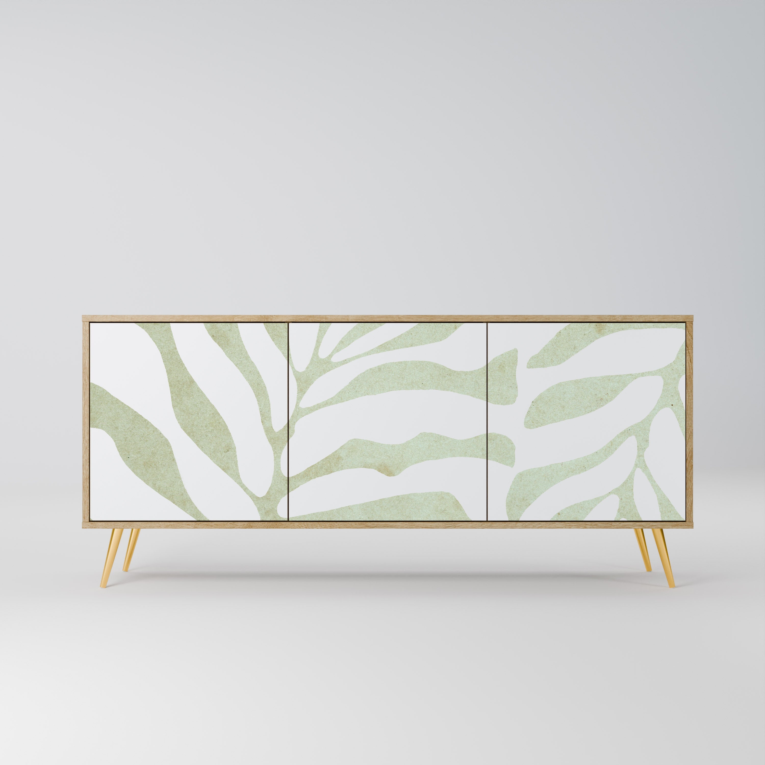 BOTANICAL SPARK 3-türiges Sideboard in Eichenoptik