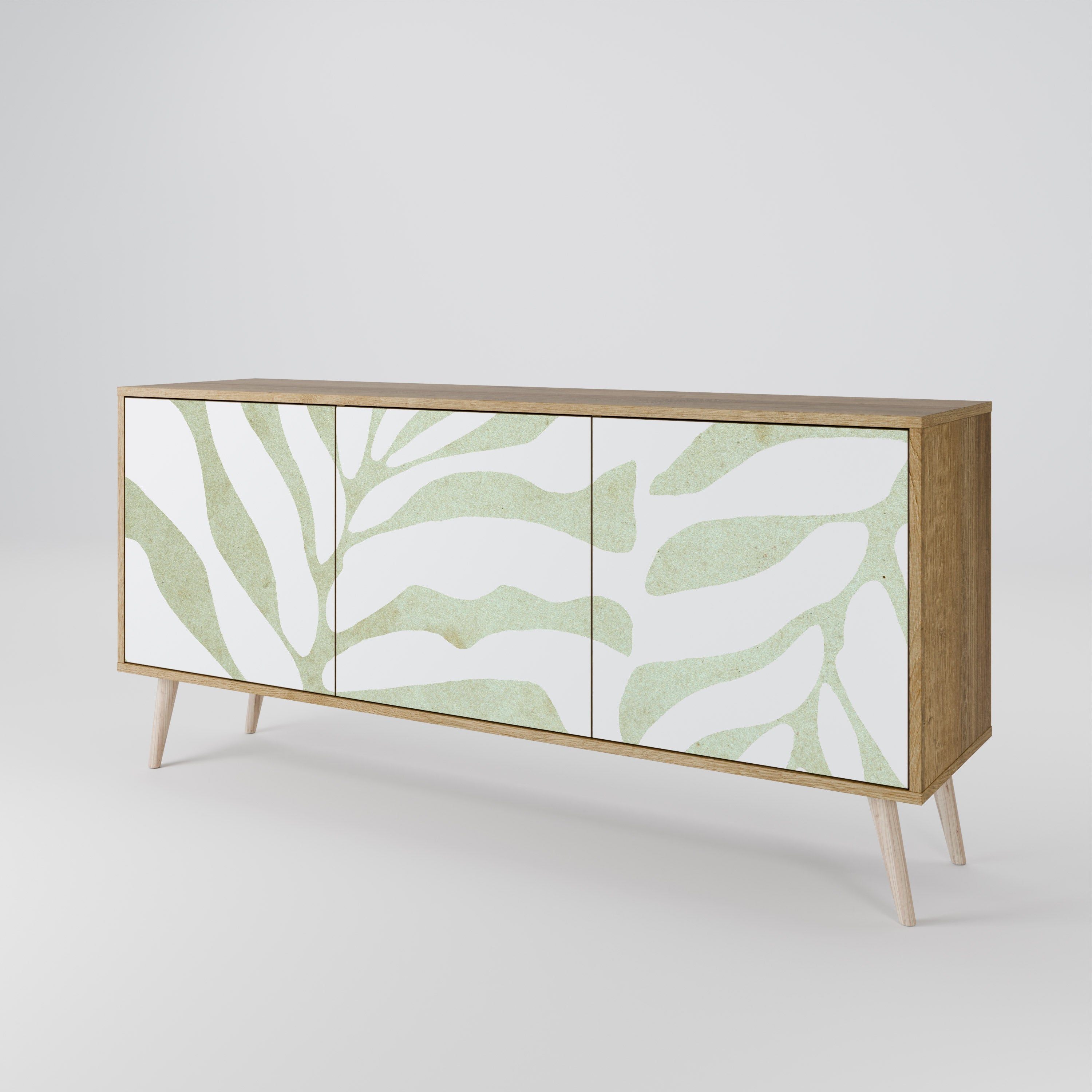 BOTANICAL SPARK 3-türiges Sideboard in Eichenoptik