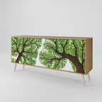 WILDERNESS DASH Sideboard mit 3 Türen in Eiche-Optik
