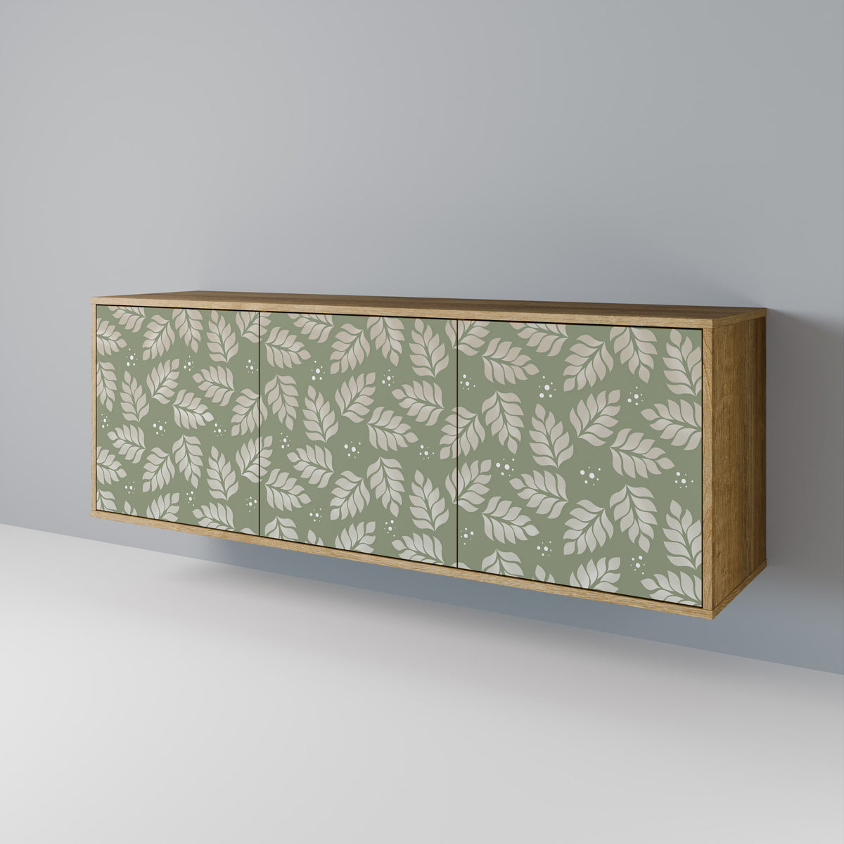 LEAVES ON GREEN 3-türiges Sideboard