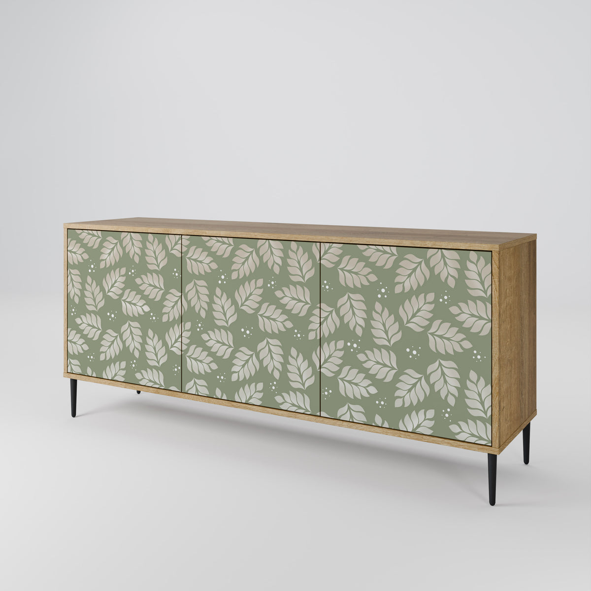 LEAVES ON GREEN 3-türiges Sideboard