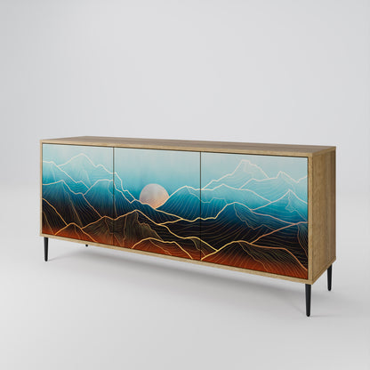 LUNAR SECRETS 3-türiges Sideboard