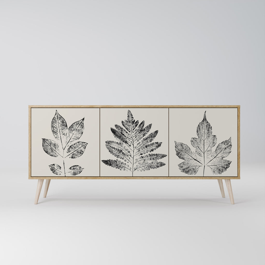 LEAFY STAMPS 3-türiges Sideboard in Eichenoptik