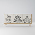 LEAFY STAMPS Sideboard mit 3 Türen in Eiche-Optik