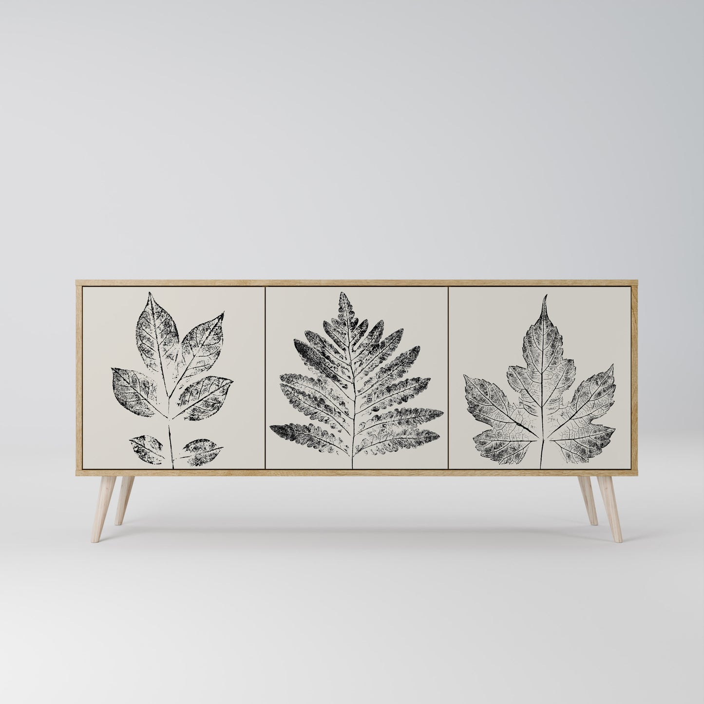 LEAFY STAMPS 3-türiges Sideboard