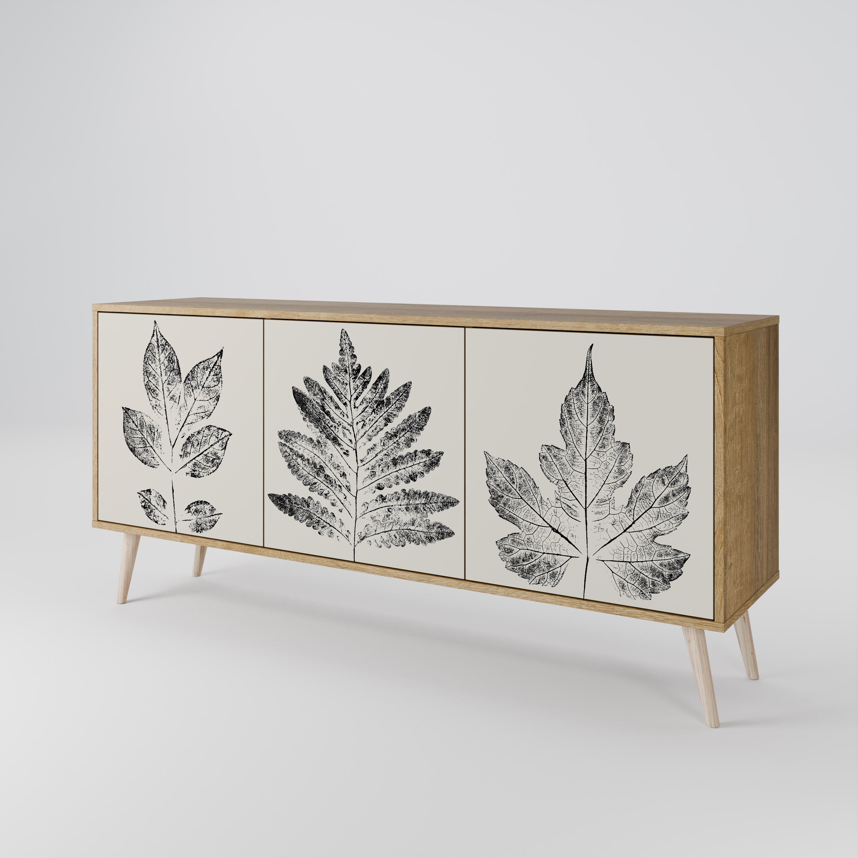 LEAFY STAMPS 3-türiges Sideboard