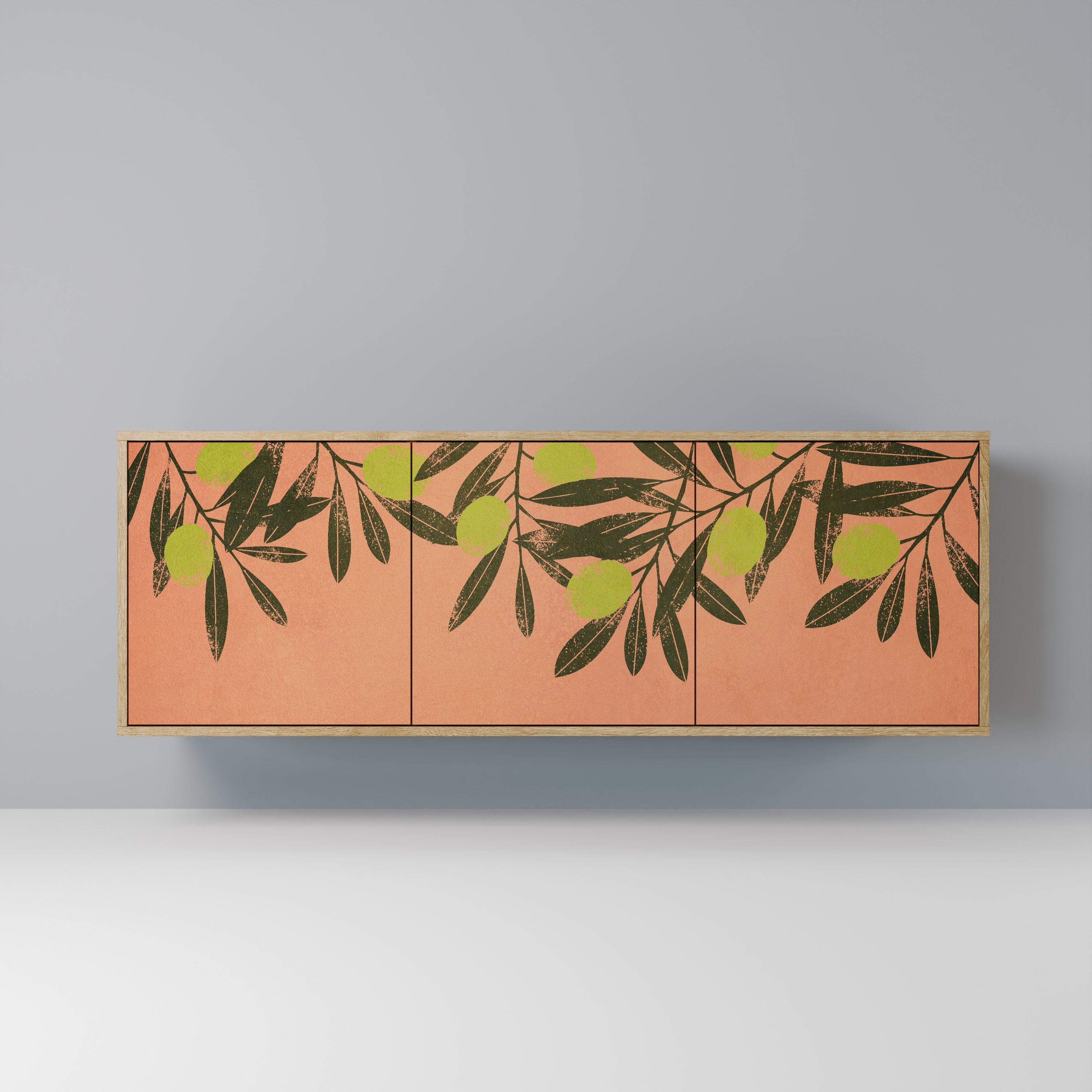 JUICY OLIVES 3-türiges Sideboard in Eichenoptik