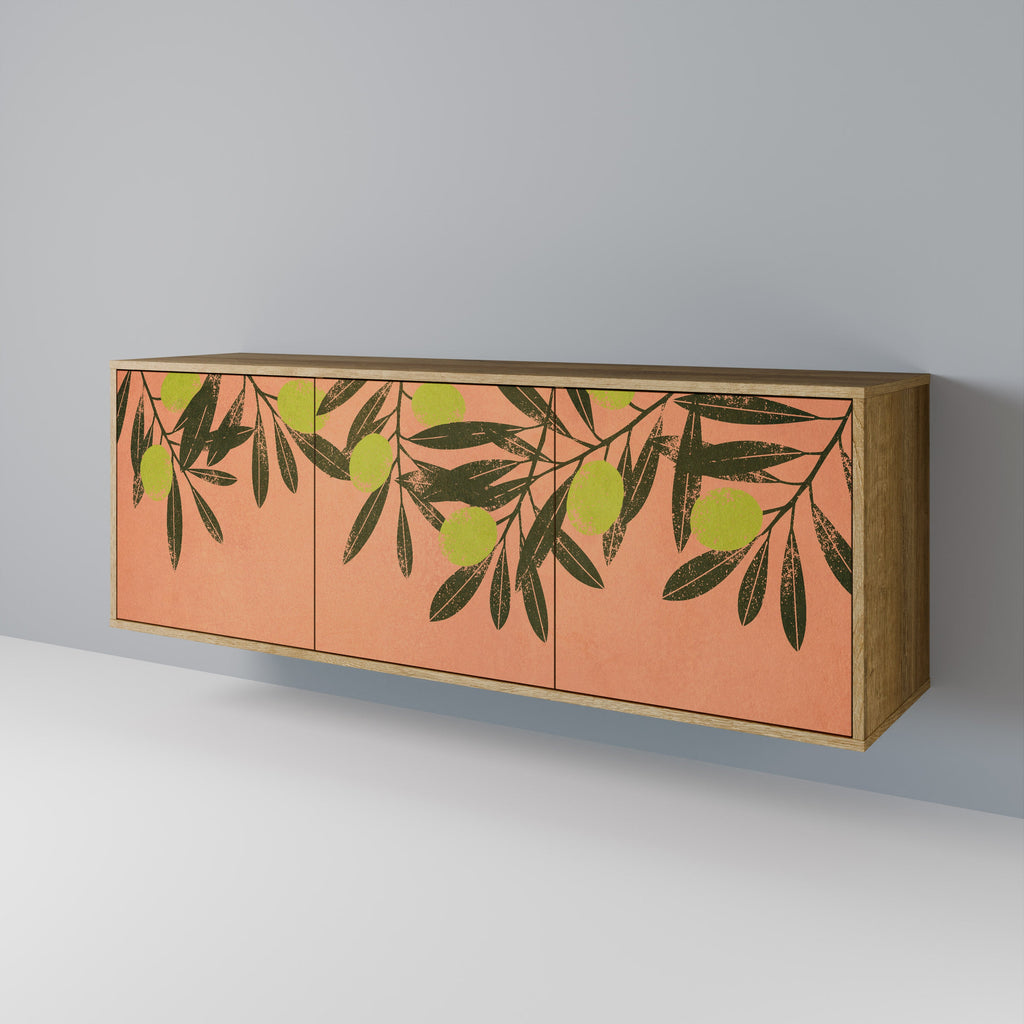 JUICY OLIVES 3-türiges Sideboard in Eichenoptik