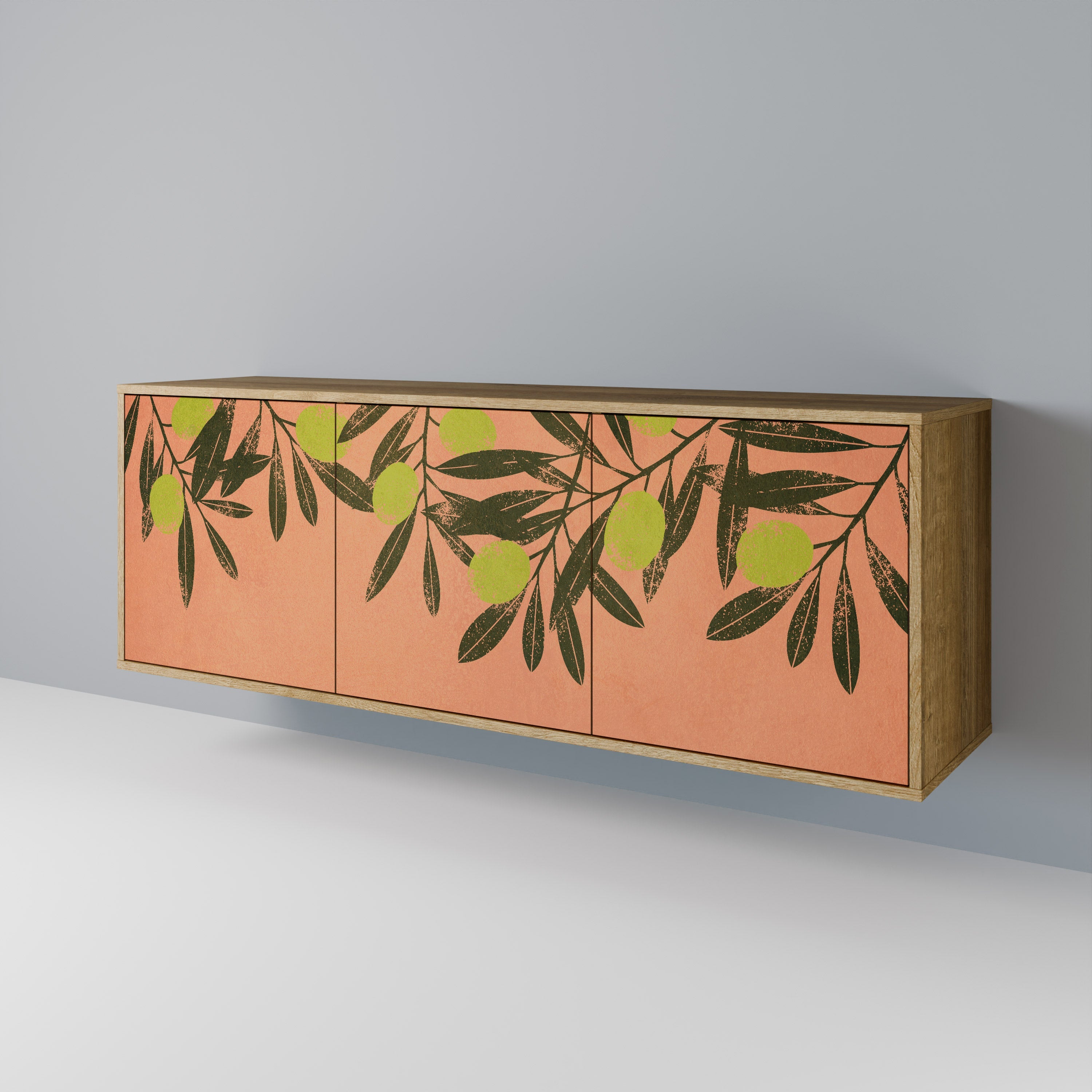 JUICY OLIVES 3-türiges Sideboard in Eichenoptik