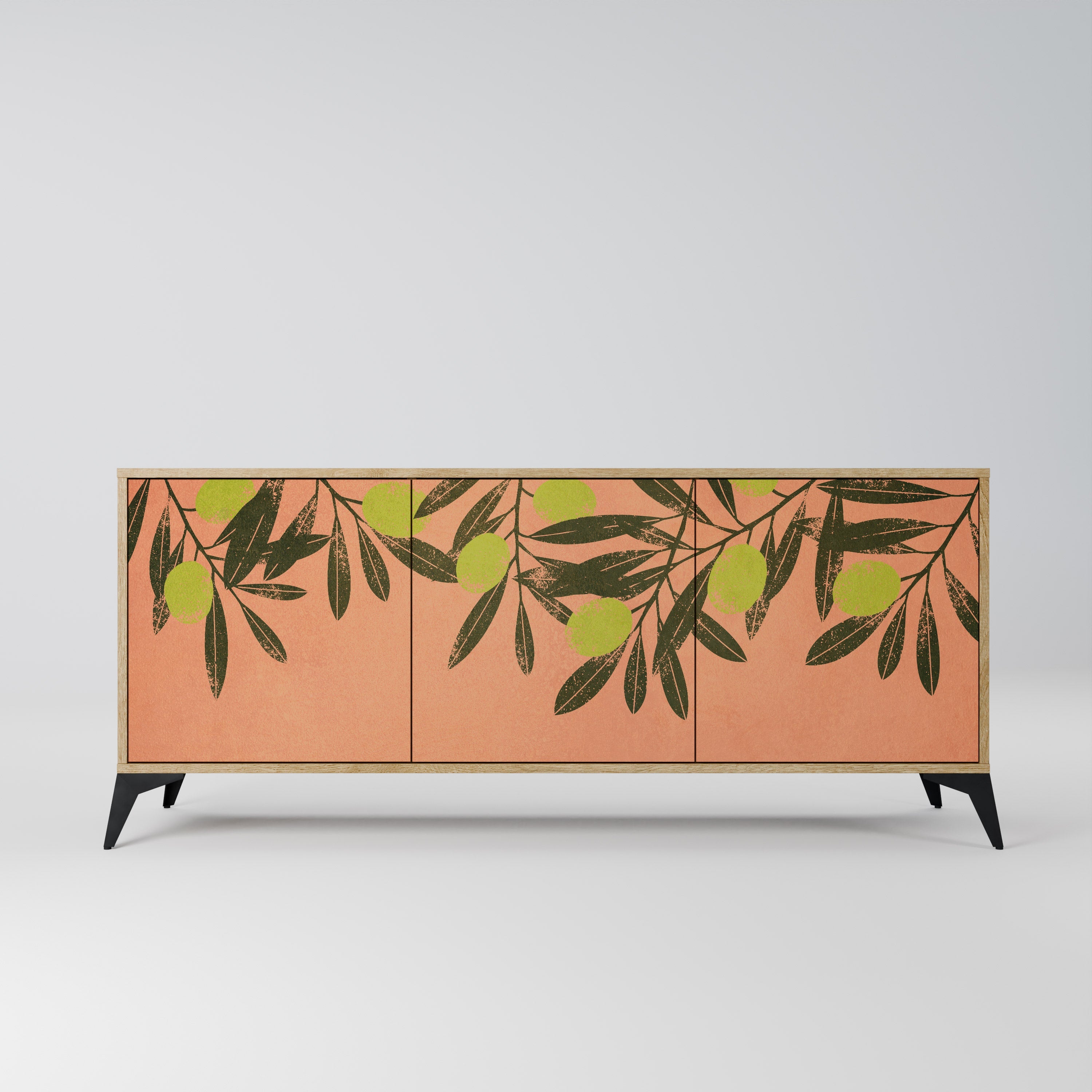 JUICY OLIVES 3-türiges Sideboard in Eichenoptik