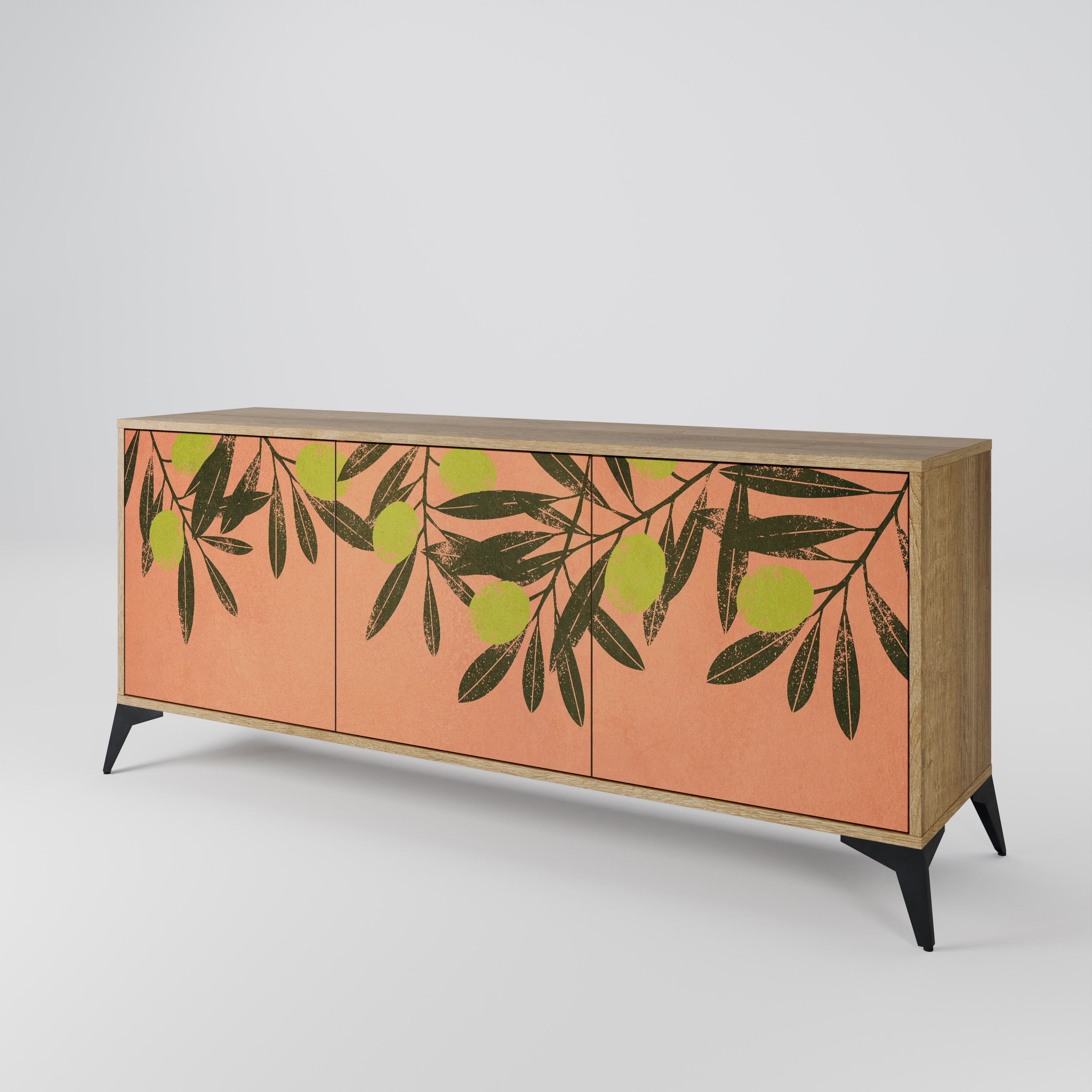 JUICY OLIVES 3-türiges Sideboard in Eichenoptik