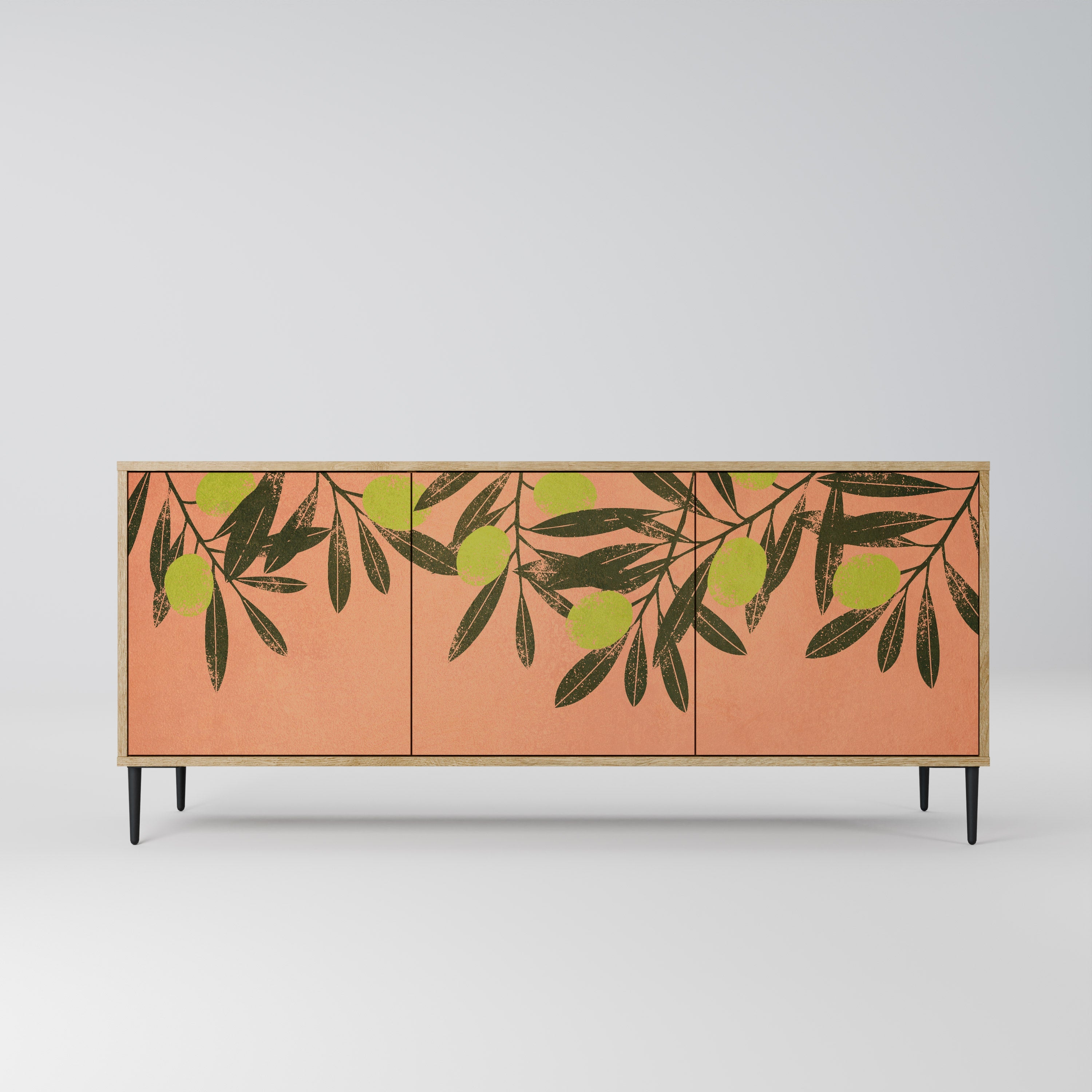 JUICY OLIVES 3-türiges Sideboard in Eichenoptik