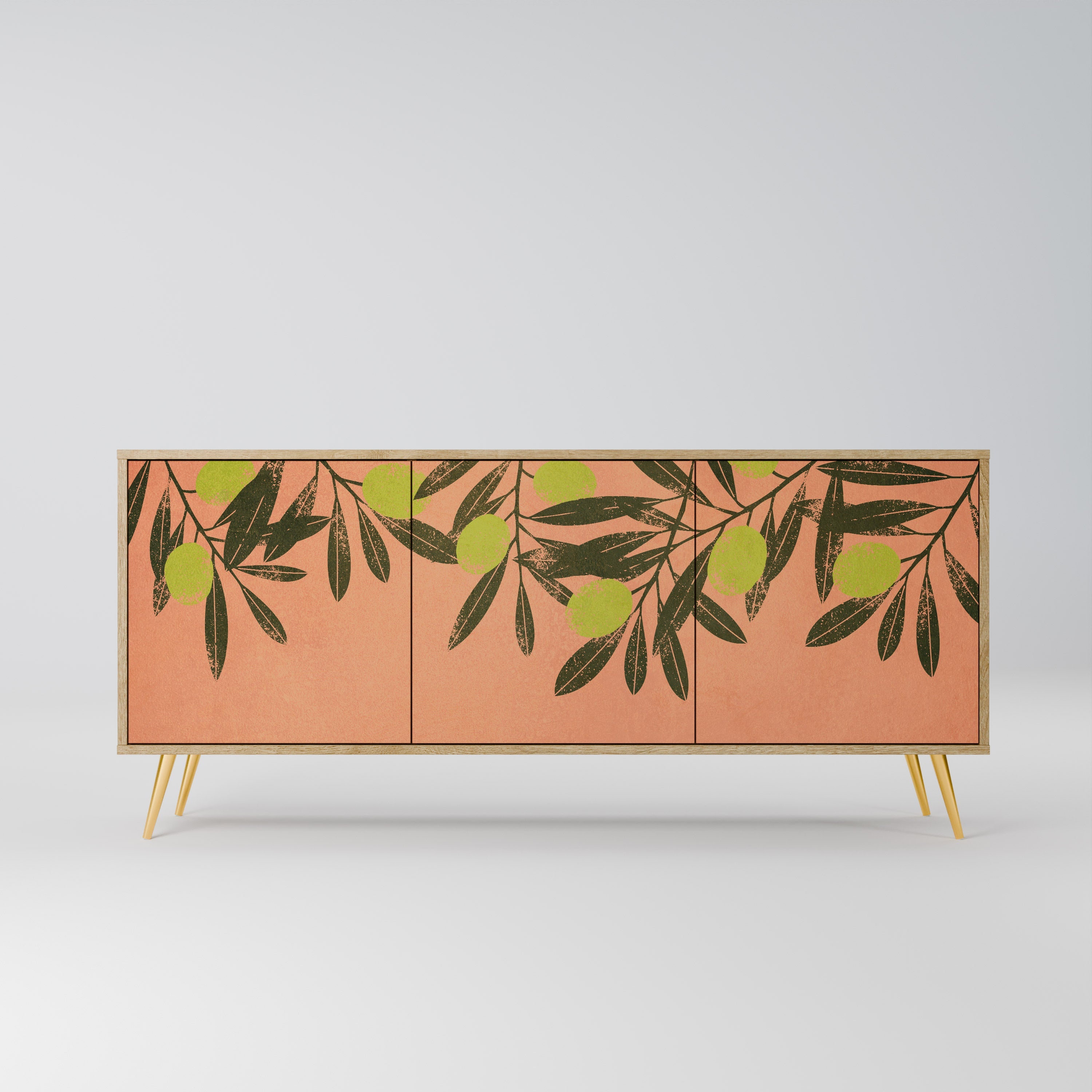 JUICY OLIVES 3-türiges Sideboard in Eichenoptik