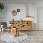 JUICY OLIVES Sideboard mit 3 Türen in Eiche-Optik