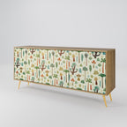 PALM SPRING Sideboard mit 3 Türen in Eiche-Optik
