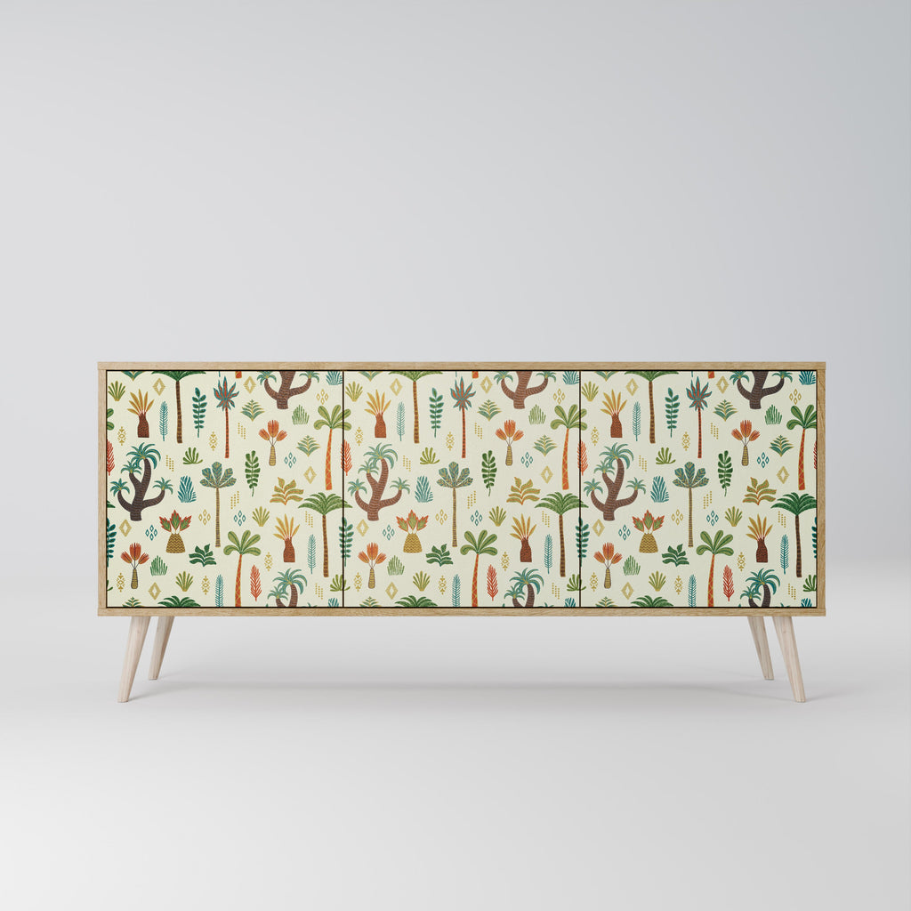 PALM SPRING 3-türiges Sideboard in Eichenoptik