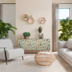 PALM SPRING Sideboard mit 3 Türen in Eiche-Optik