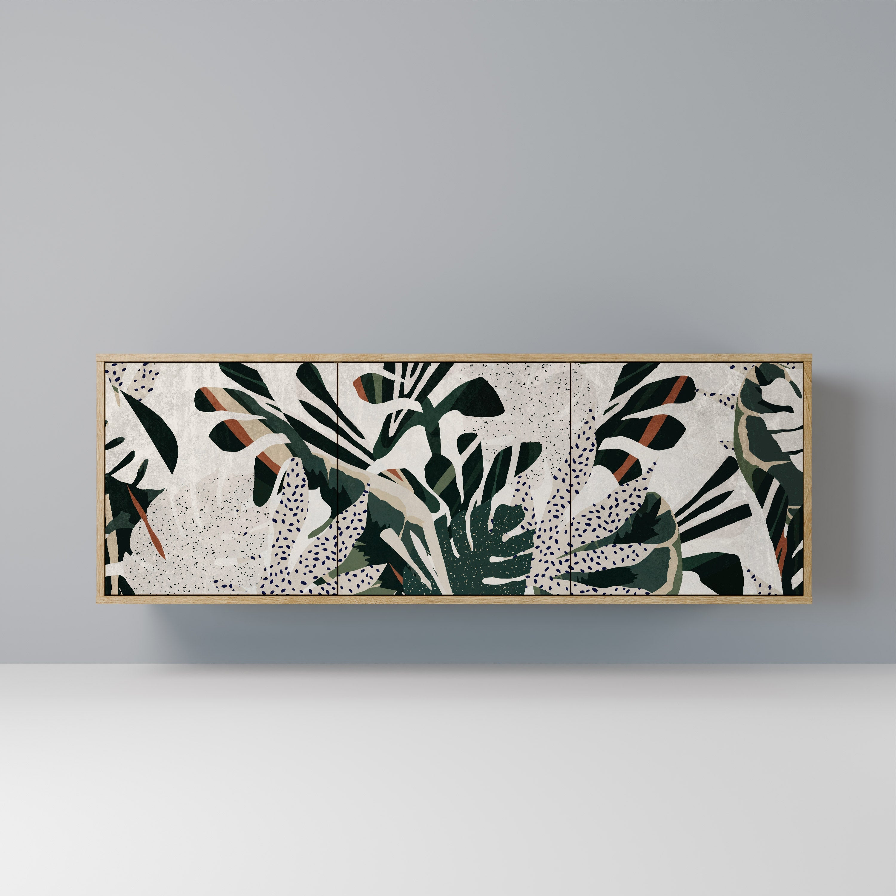 VERDURE FORMATION 3-türiges Sideboard in Eichenoptik
