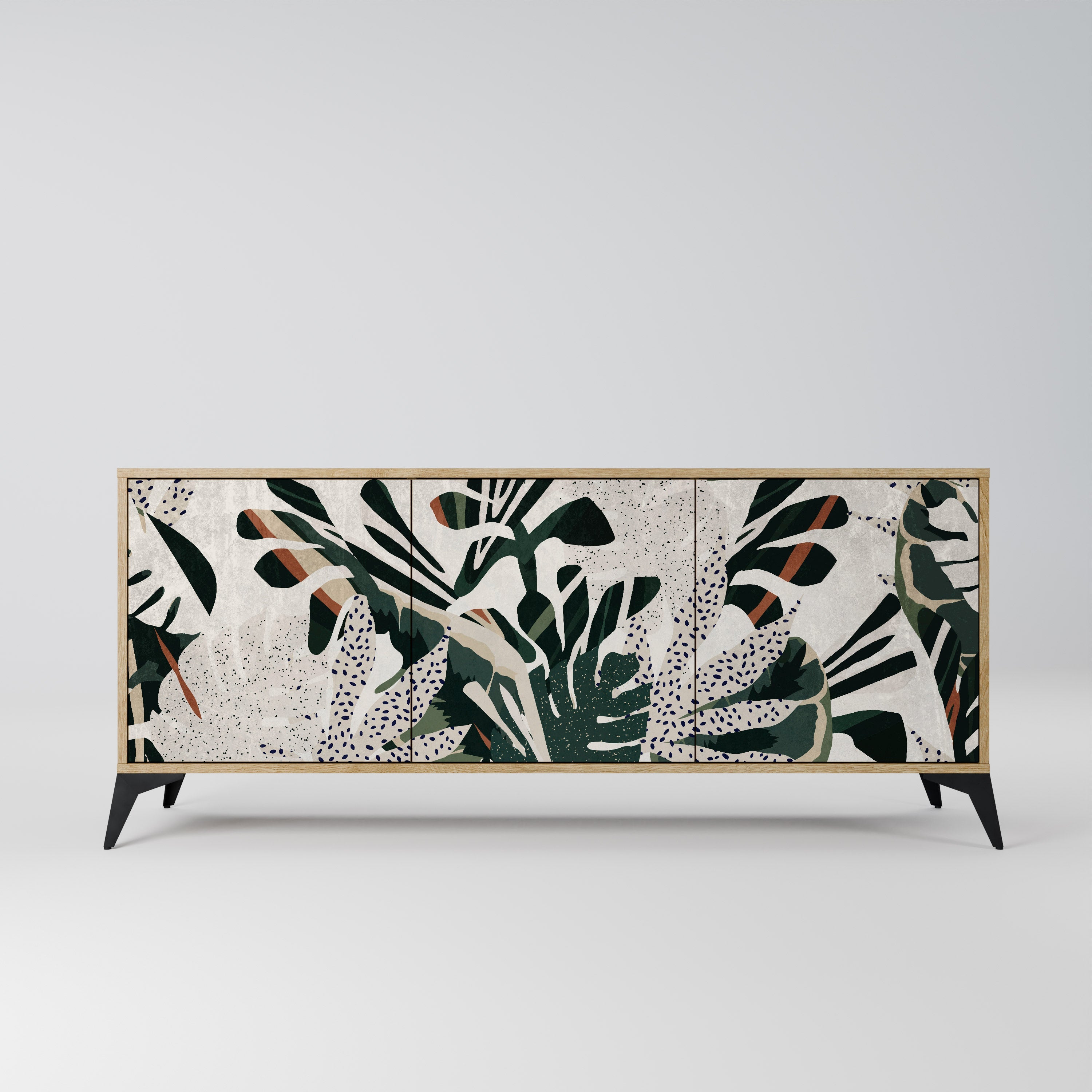 VERDURE FORMATION 3-türiges Sideboard in Eichenoptik