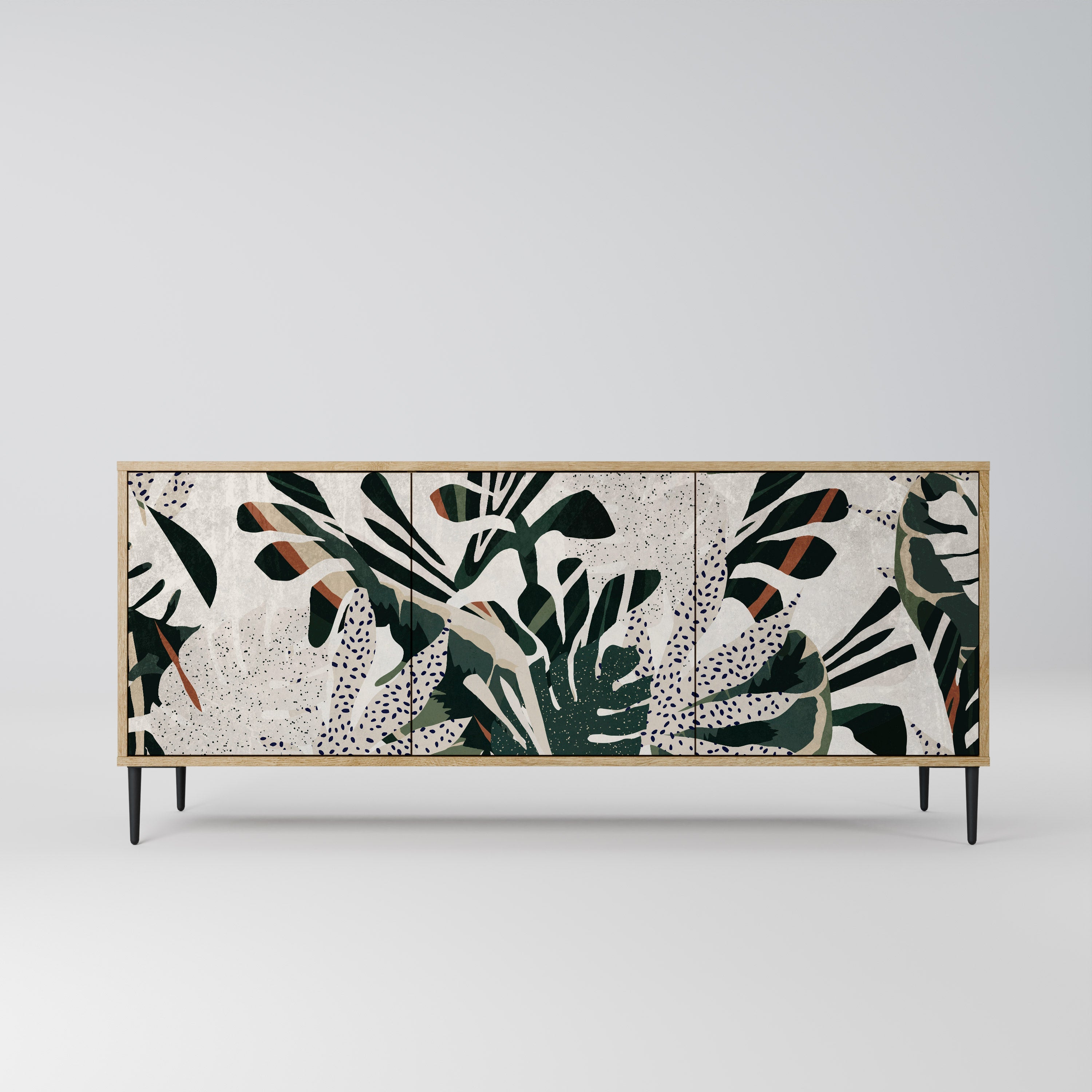 VERDURE FORMATION 3-türiges Sideboard in Eichenoptik
