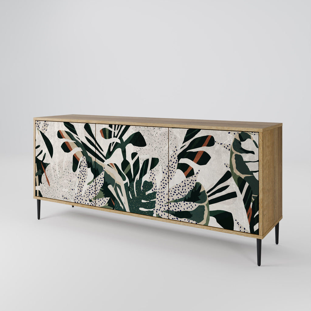 VERDURE FORMATION 3-türiges Sideboard in Eichenoptik